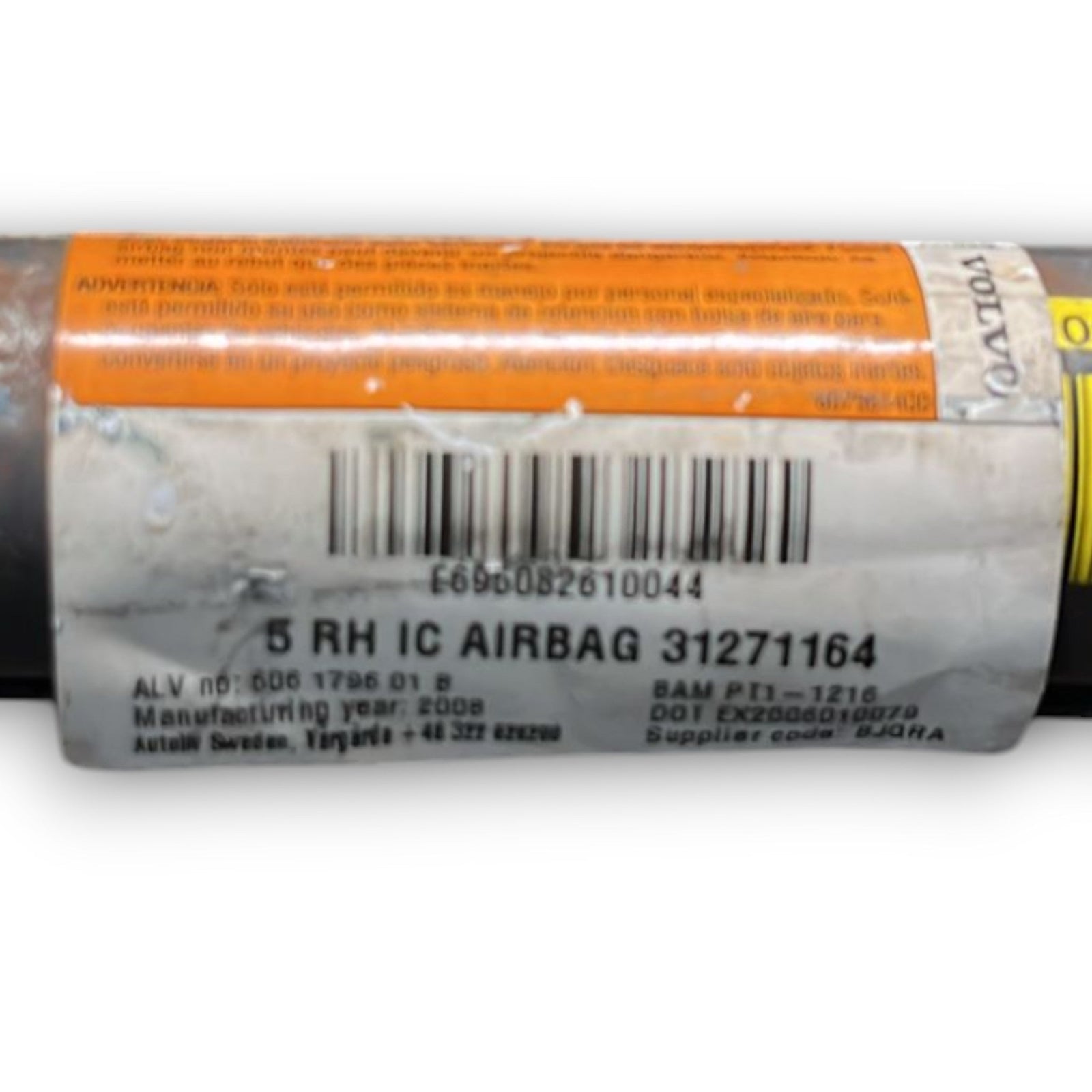 AirBag Laterale Destro A Tendina Volvo XC I (90) cod:31271164 (2002 >2014) - F&P CRASH SRLS - Ricambi Usati