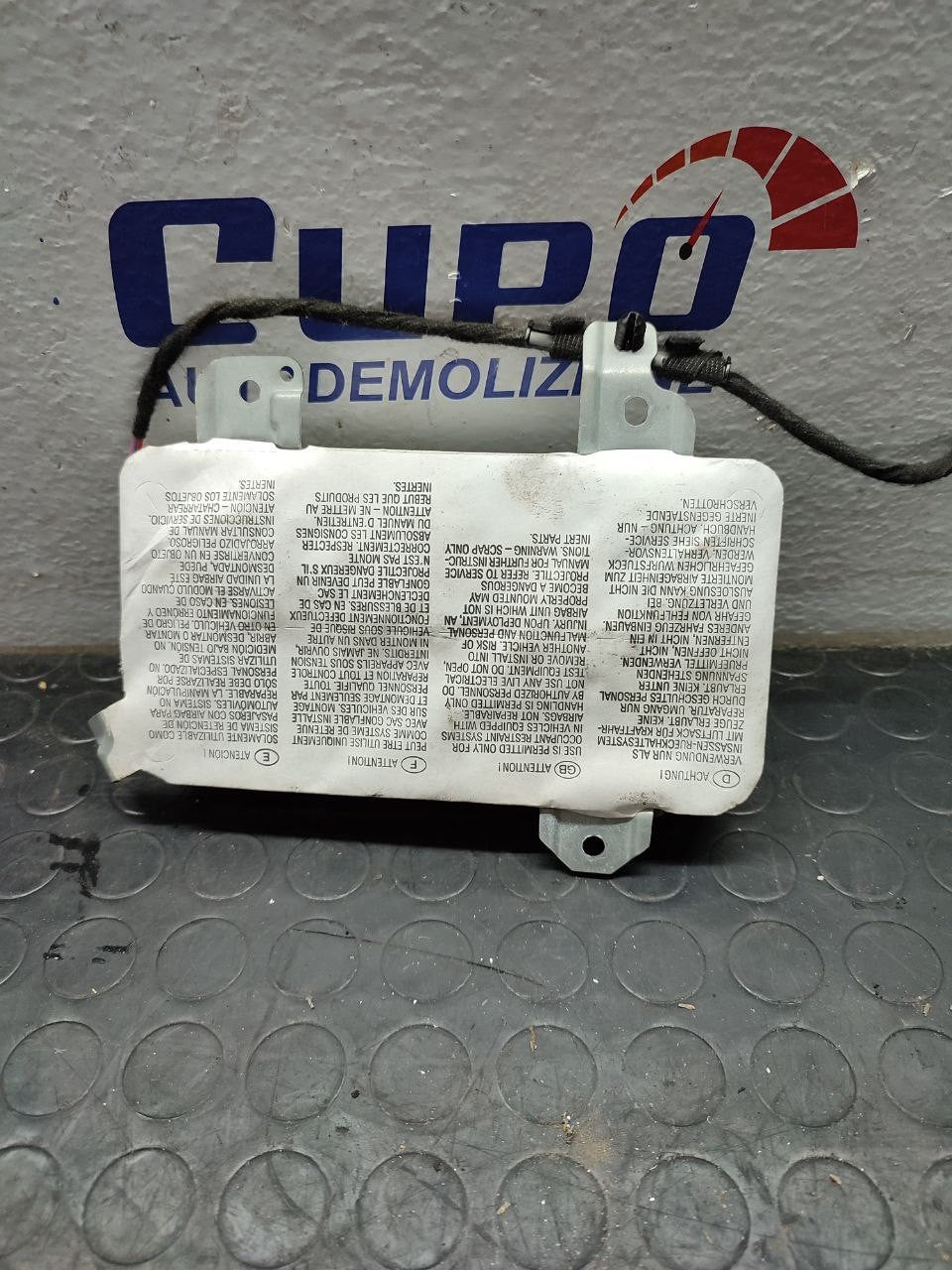 Airbag Lato Passeggero Bmw X3 E86 (2008) Cod:34342631601X - F&P CRASH SRLS - Ricambi Usati