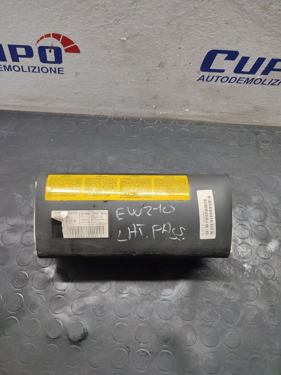 Airbag lato passeggero Mercedes-Benz Classe E (2003) cod: 30325147b - F&P CRASH SRLS - Ricambi Usati