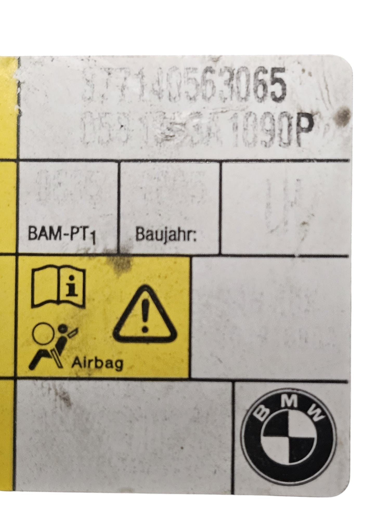 Airbag Sedile Anteriore Sinistro BMW Serie 1 E87 Cod:877140563065 (2004 - 2013) - F&P CRASH SRLS - Ricambi Usati