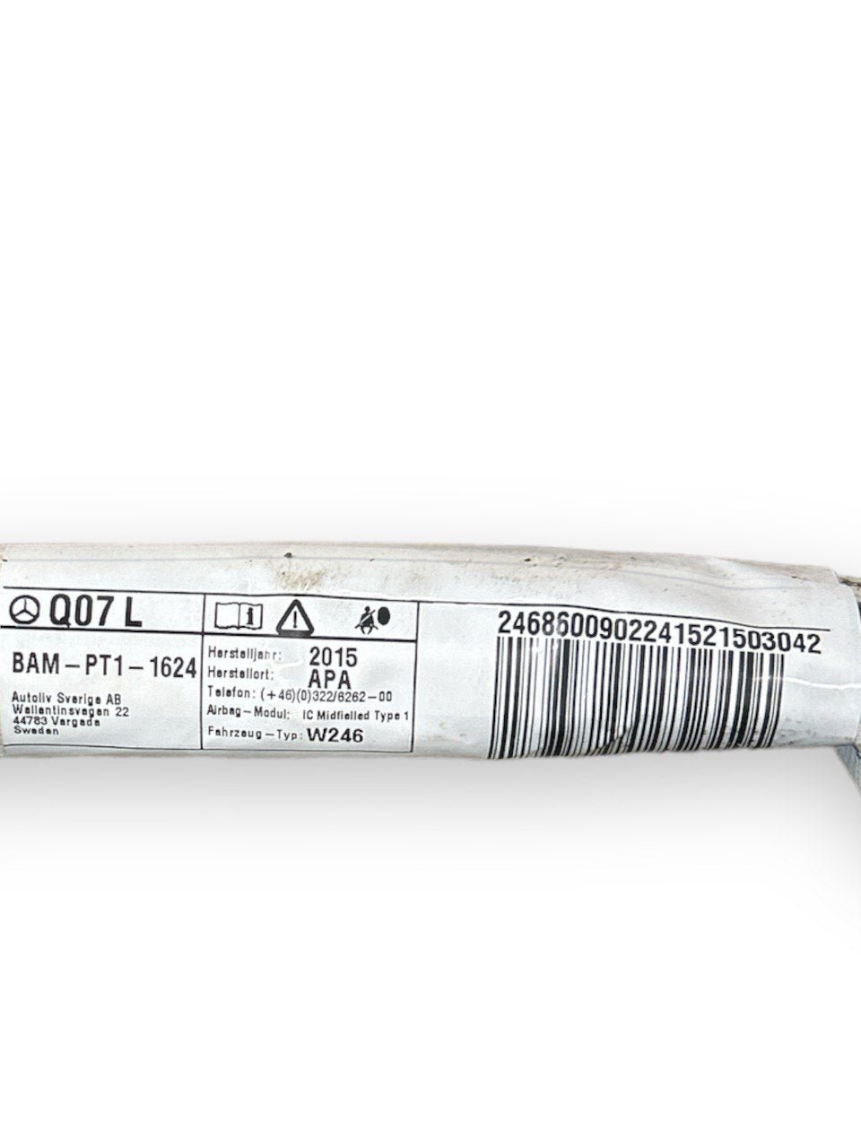 AirBag Sedile Anteriore Sinistro (SX) Mercedes Benz Classe B (W246) (2012 - 2018) cod. Q07L - F&P CRASH SRLS - Ricambi Usati