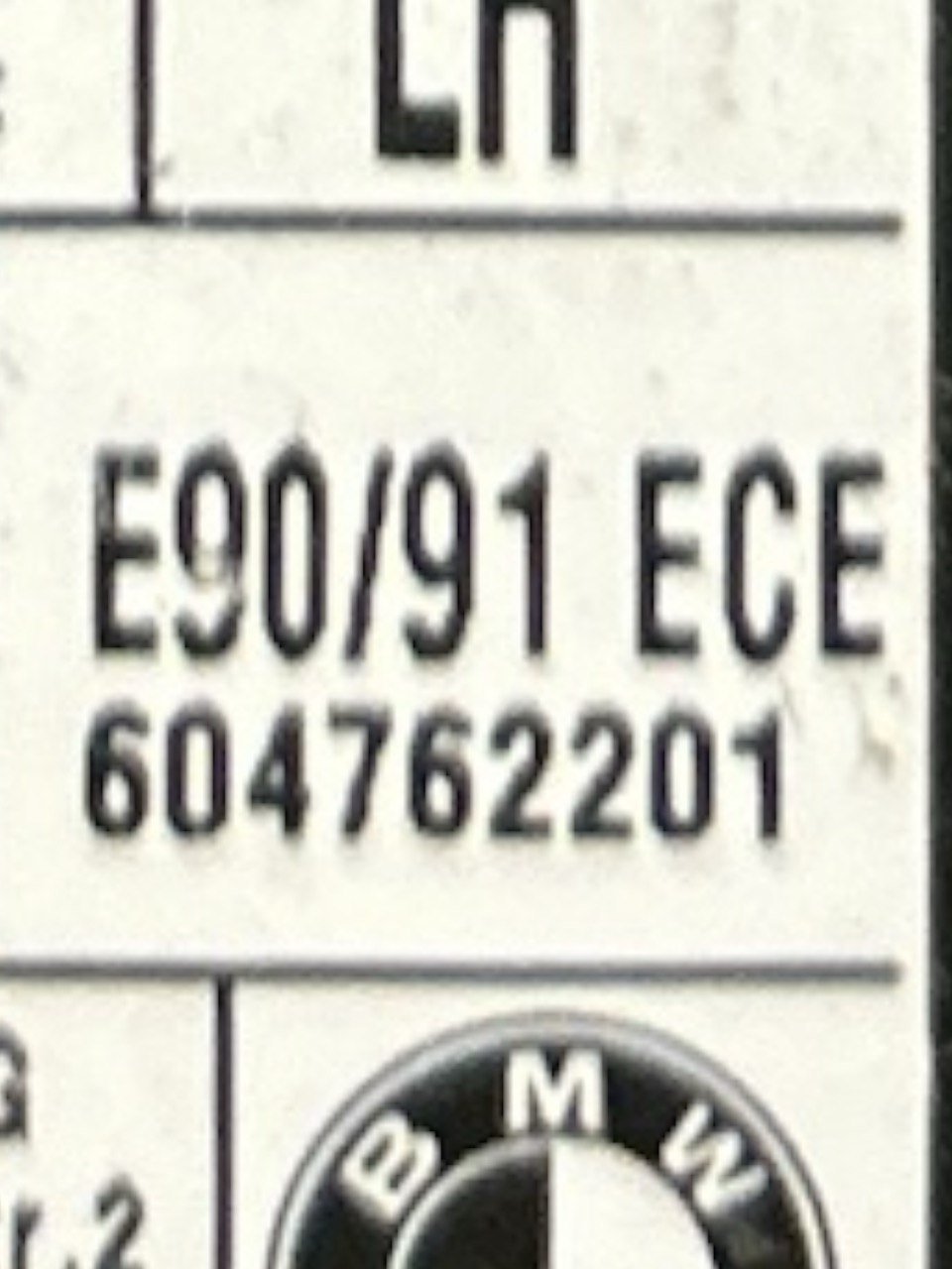 Airbag Sedile Sinistro BMW Serie 3 (E90) (2005 > 2013) cod . 604762201 - F&P CRASH SRLS - Ricambi Usati