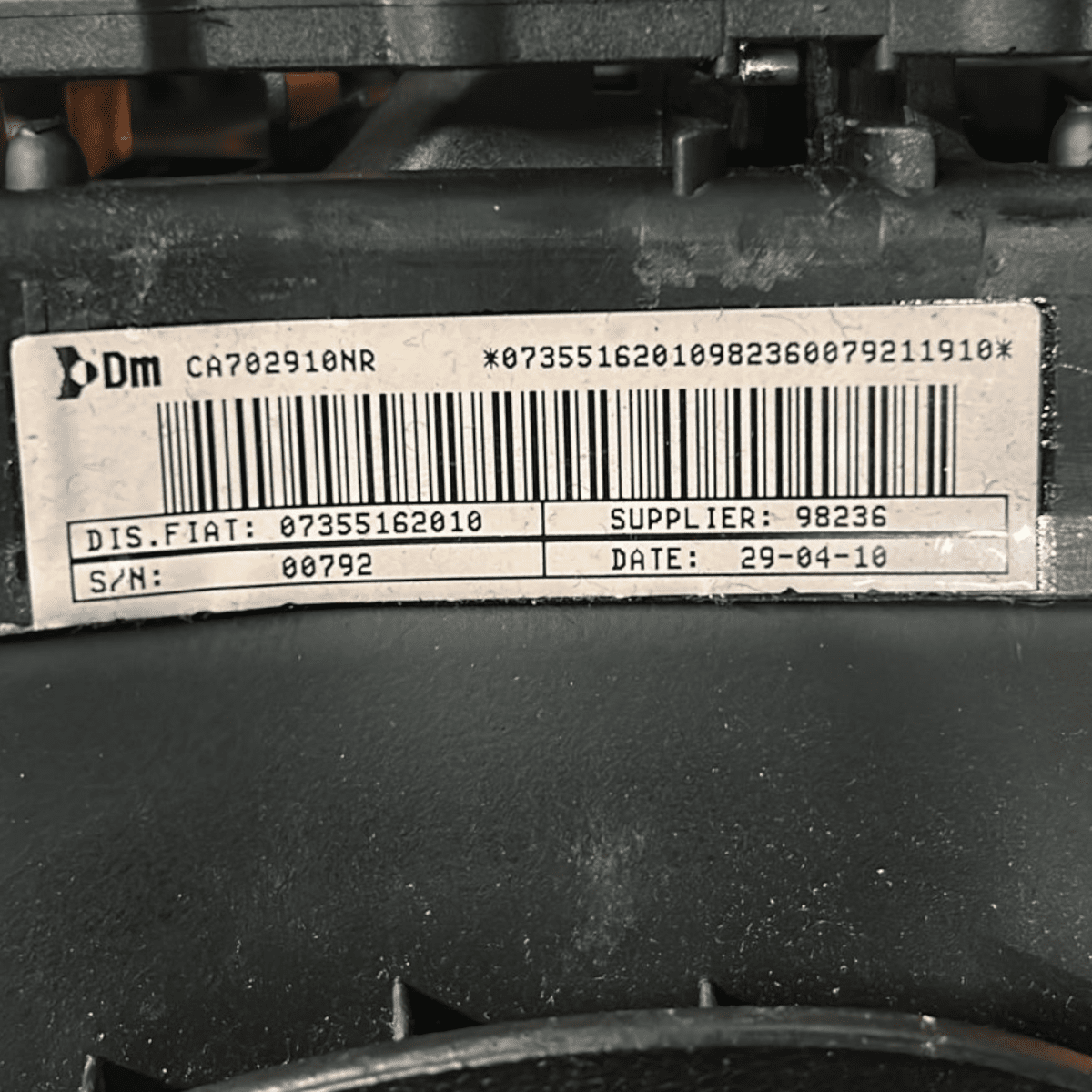 Fiat Grande Punto steering wheel airbag code:07355162010 (2005 > 2012) - F&P CRASH SRL - Used Parts
