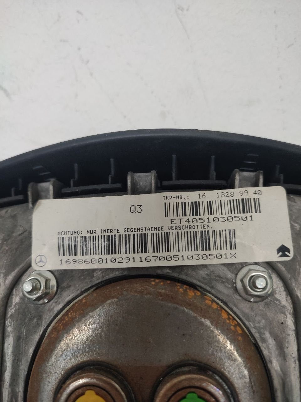 Airbag Volante Mercede-Benz Classe A W169 III serie (mk3) (2005) cod: 1698600102 - F&P CRASH SRLS - Ricambi Usati