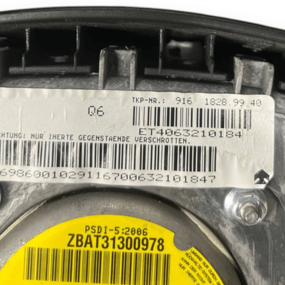 Airbag Volante Mercedes - Benz Classe A W169 (2004 al 2012) cod: 91618289940 - F&P CRASH SRLS - Ricambi Usati