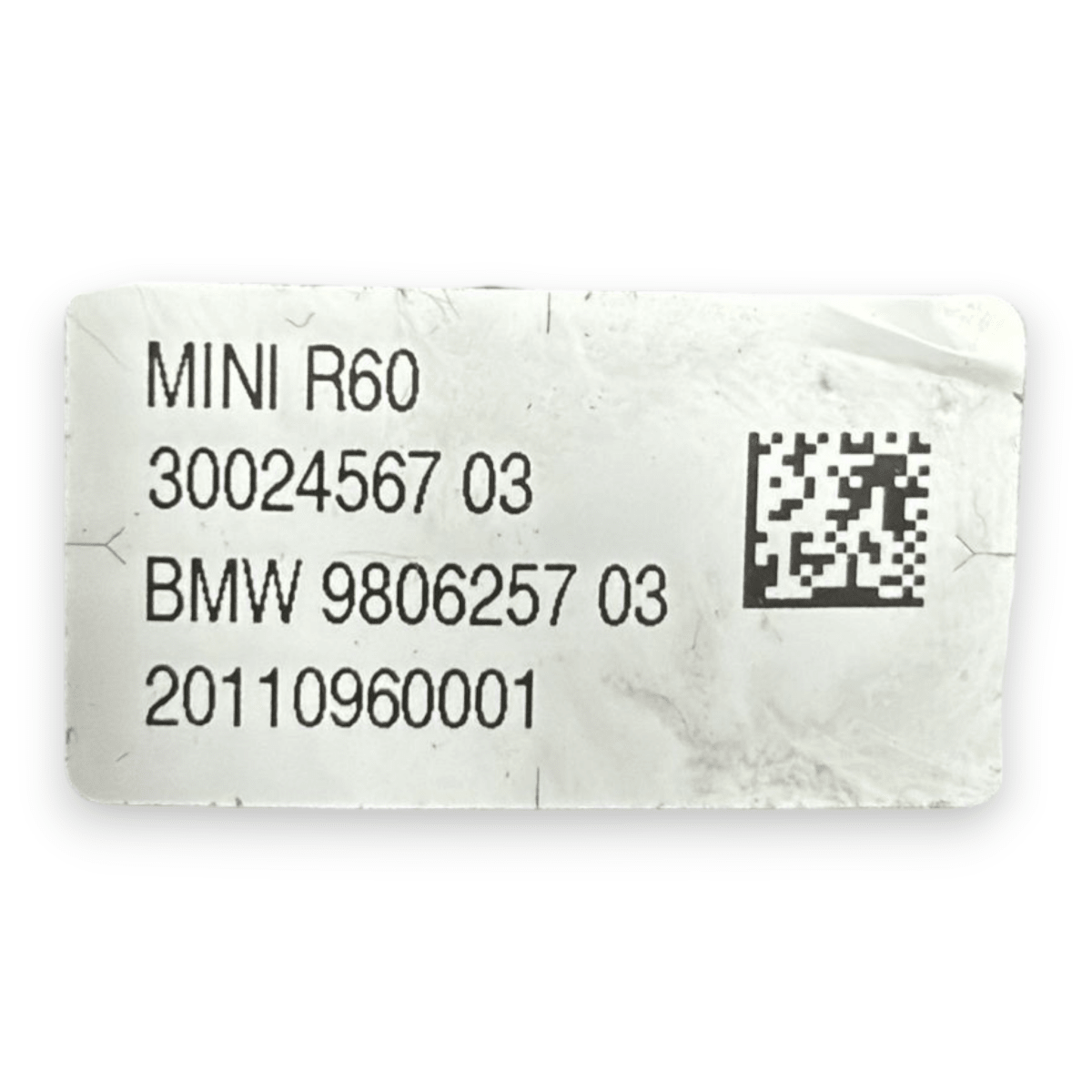 Airbag volante mini coutryman r60 cod:3002456703 (2010 - ) - F&P CRASH SRL - Ricambi Usati
