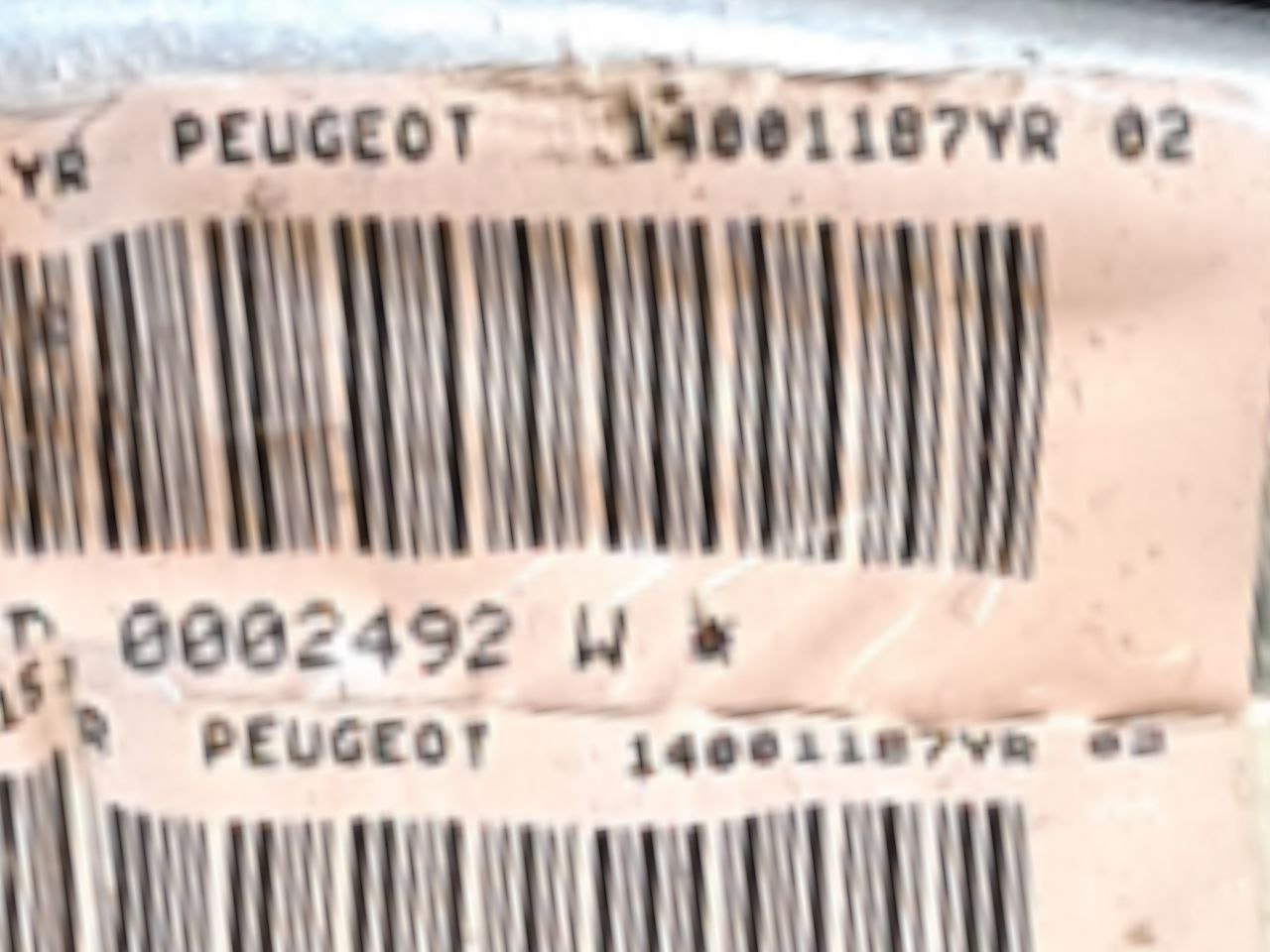 Airbag Volante Peugeot Expert (2004-2007) COD:14001187YR - F&P CRASH SRLS - Ricambi Usati