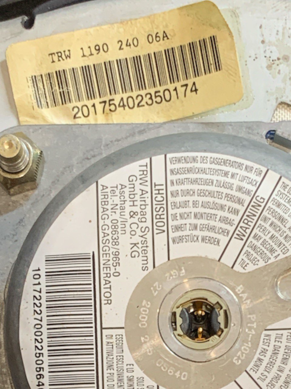 Airbag Volante Seat Ibiza (1998) cod.119024006A - F&P CRASH SRLS - Ricambi Usati