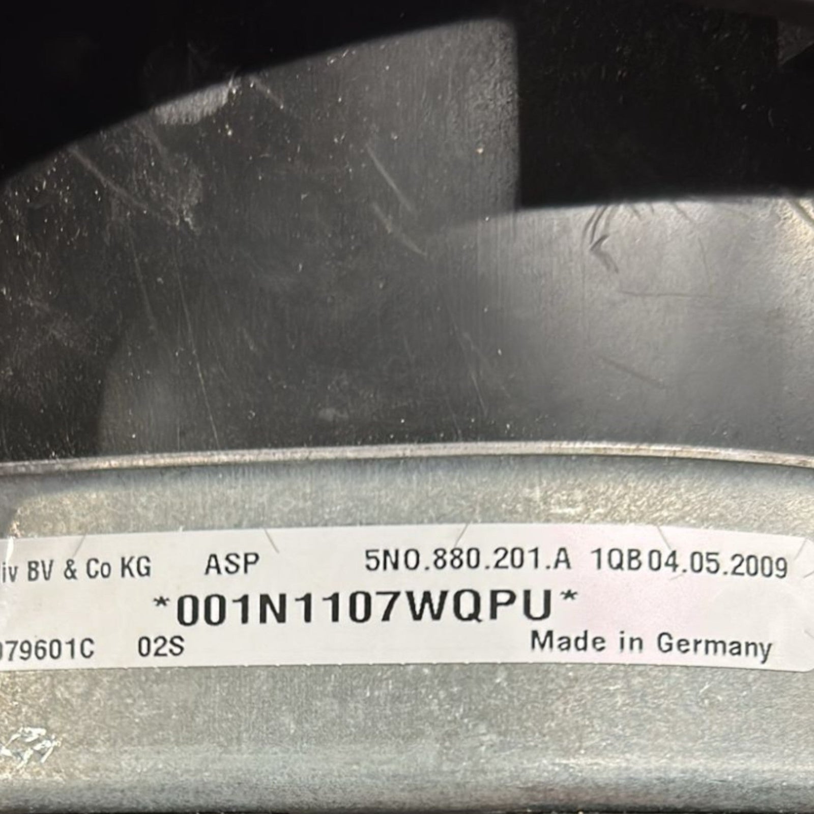 AirBag Volante Volkswagen Tiguan 5N (2007 > 2016) cod:5N0880201A - F&P CRASH SRLS - Ricambi Usati