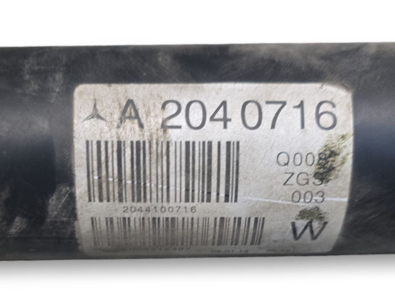 Albero Di Trasmissione Mercedes-Benz Classe C W205 4WD 2.2 Diesel( 2013 - 2021 ) Cod : A2040716 - F&P CRASH SRLS - Ricambi Usati