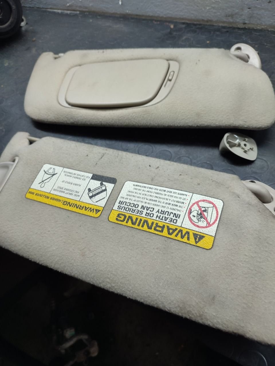 Alette parasole Jeep Grand Cherokee ( 2003 - zj ) 3.1 td - F&P CRASH SRLS - Ricambi Usati