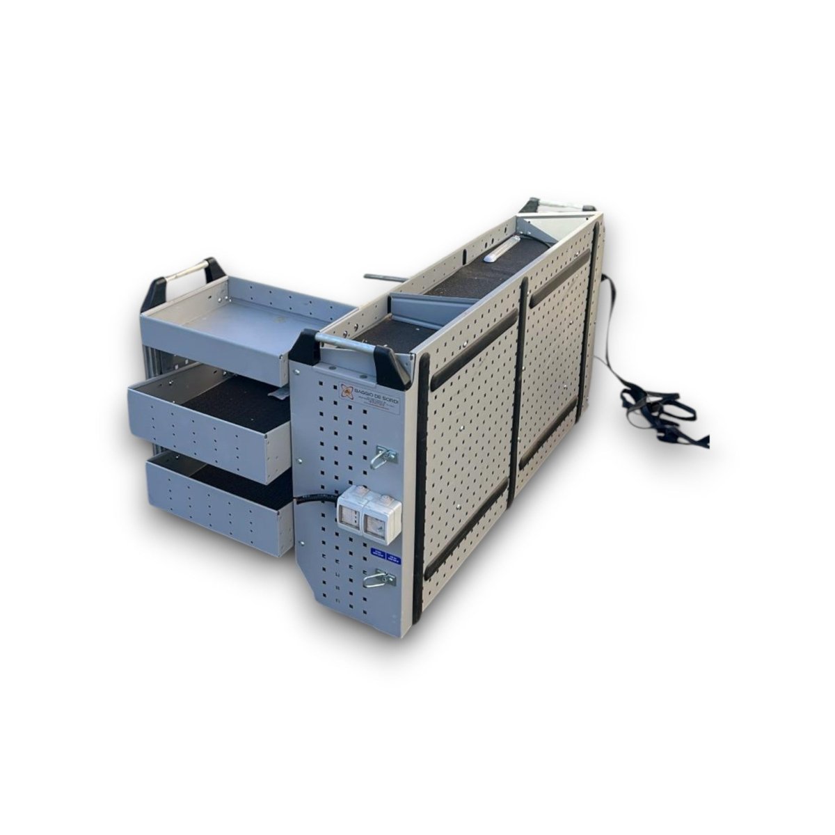 Allestimento interno Fiat Fiorino Cargo (2007 > ) scaffalatura / cassetti - F&P CRASH SRL - Ricambi Usati