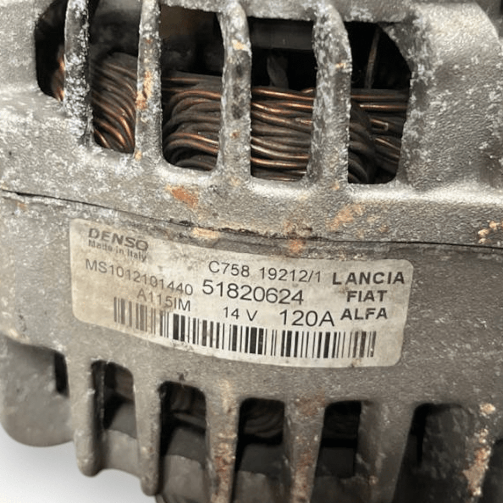 Alternatore Alfa Romeo Giulietta 1.6 Diesel (2010 al 2020) cod: 51820624 - F&P CRASH SRLS - Ricambi Usati