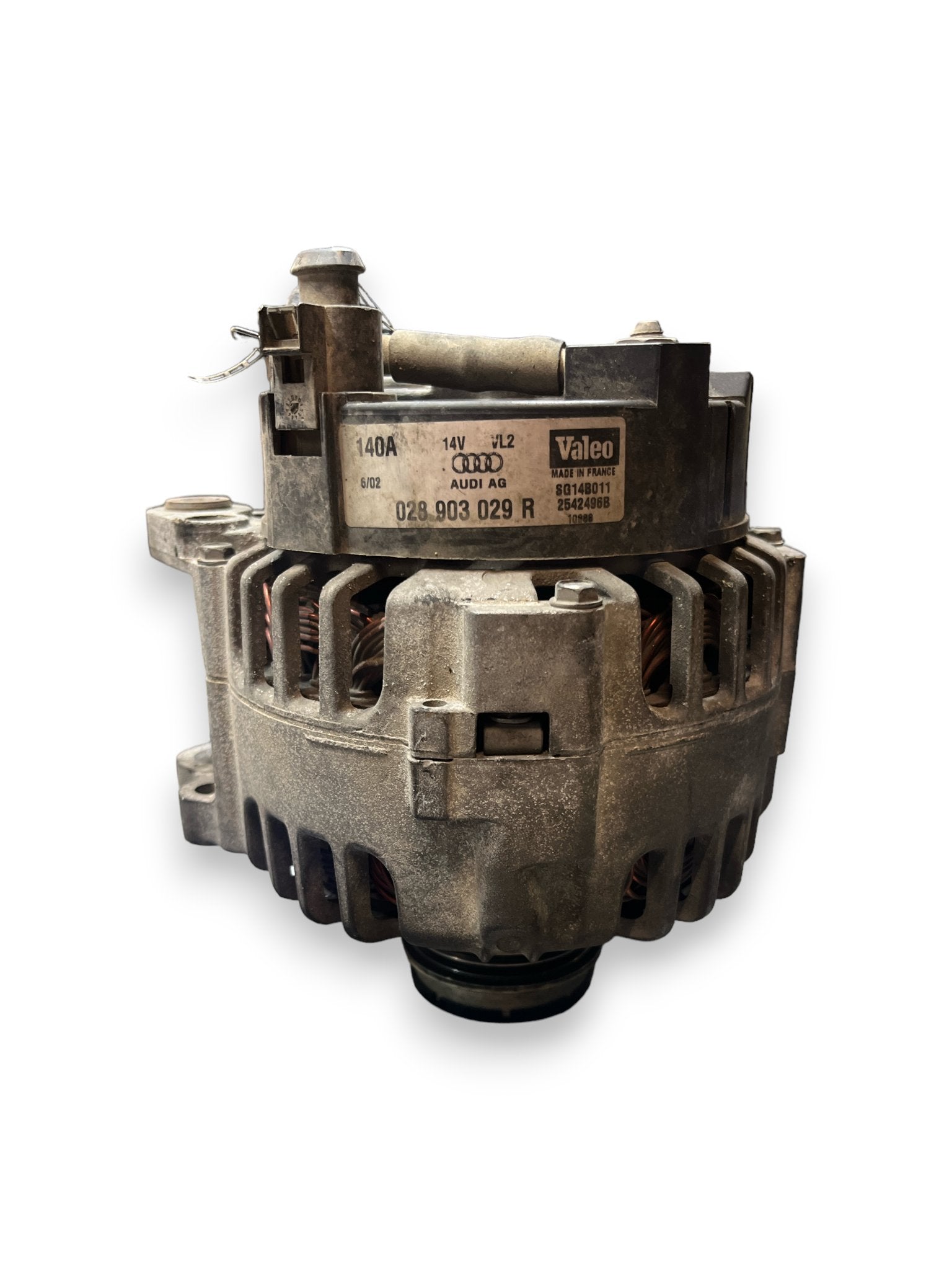 Alternatore Audi A4 ( B6 - 1.9d - 2003 ) cod : 028903029R - F&P CRASH SRLS - Ricambi Usati