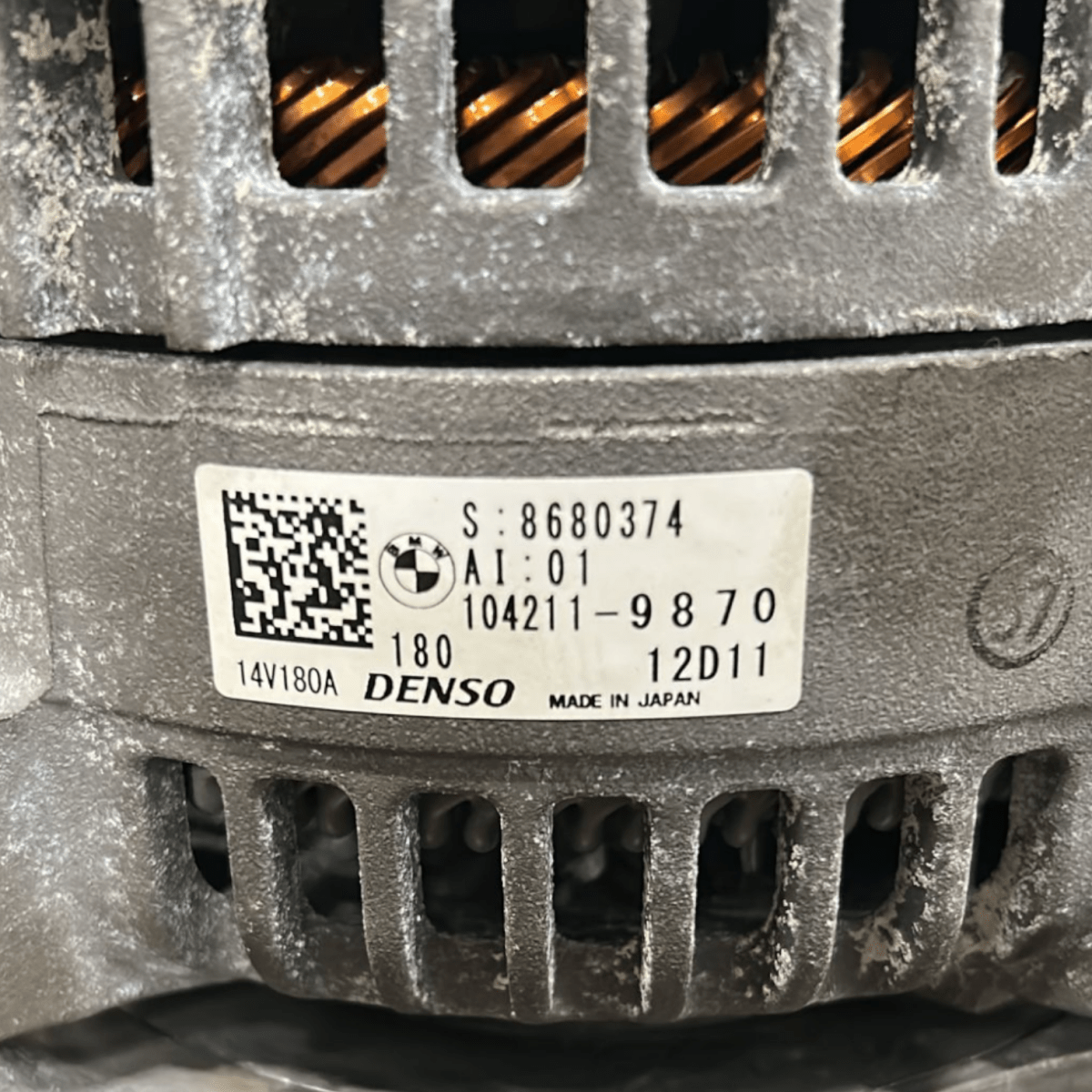 Alternatore bmw serie 1 f40 2.0 diesel cod:104211 - 9870 (2019 >) - F&P CRASH SRLS - Ricambi Usati