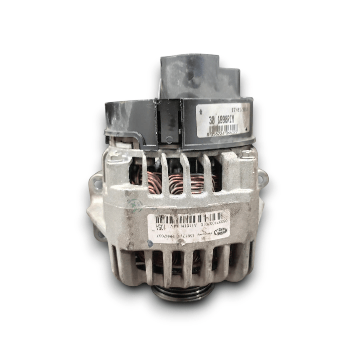 Alternatore fiat fiorino 1.4 benzina cod: 063377007010 (2007 - ) - F&P CRASH SRLS - Ricambi Usati