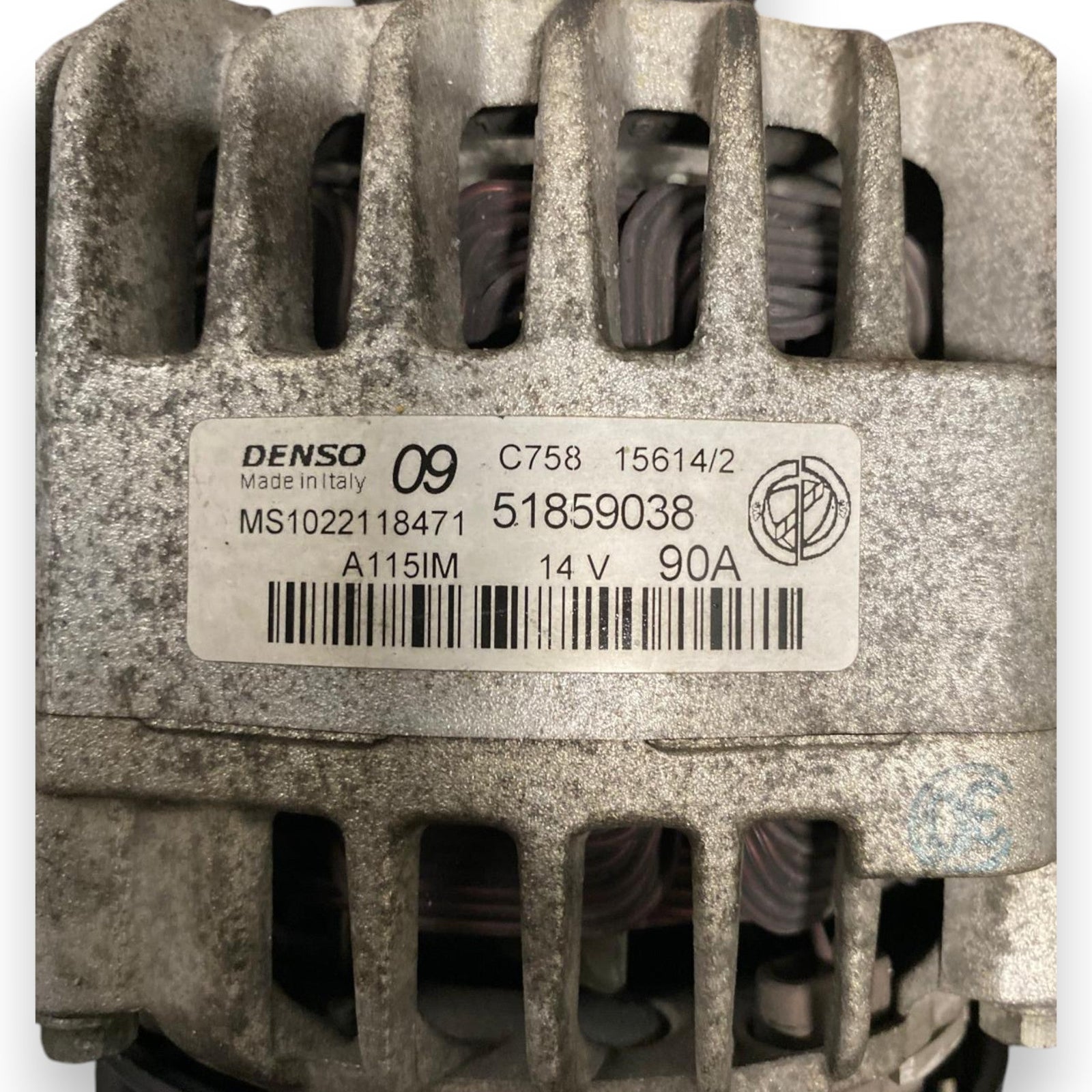 Alternatore Fiat Punto Evo 1.2 Benzina (2005 - 2018) Cod: 51859038 - F&P CRASH SRLS - Ricambi Usati