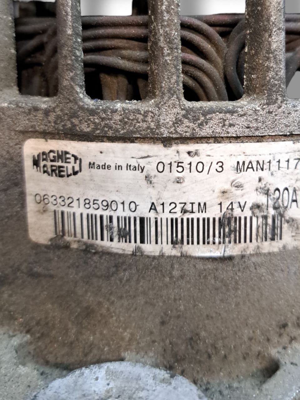 Alternatore Fiat Stilo / Alfa 146 / 147 / 156 1.9 Diesel ( 2006 ) COD:063321859010 - F&P CRASH SRLS - Ricambi Usati