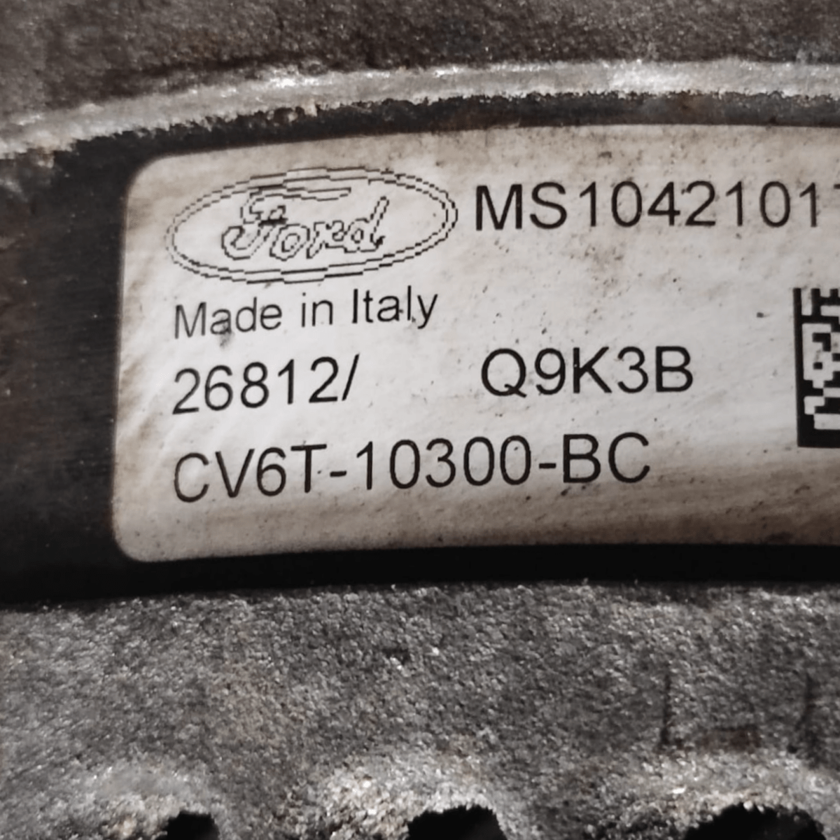 Alternatore ford b - max 1.0 benzina cod: cv6t10300bc (2012 - 2018) - F&P CRASH SRLS - Ricambi Usati