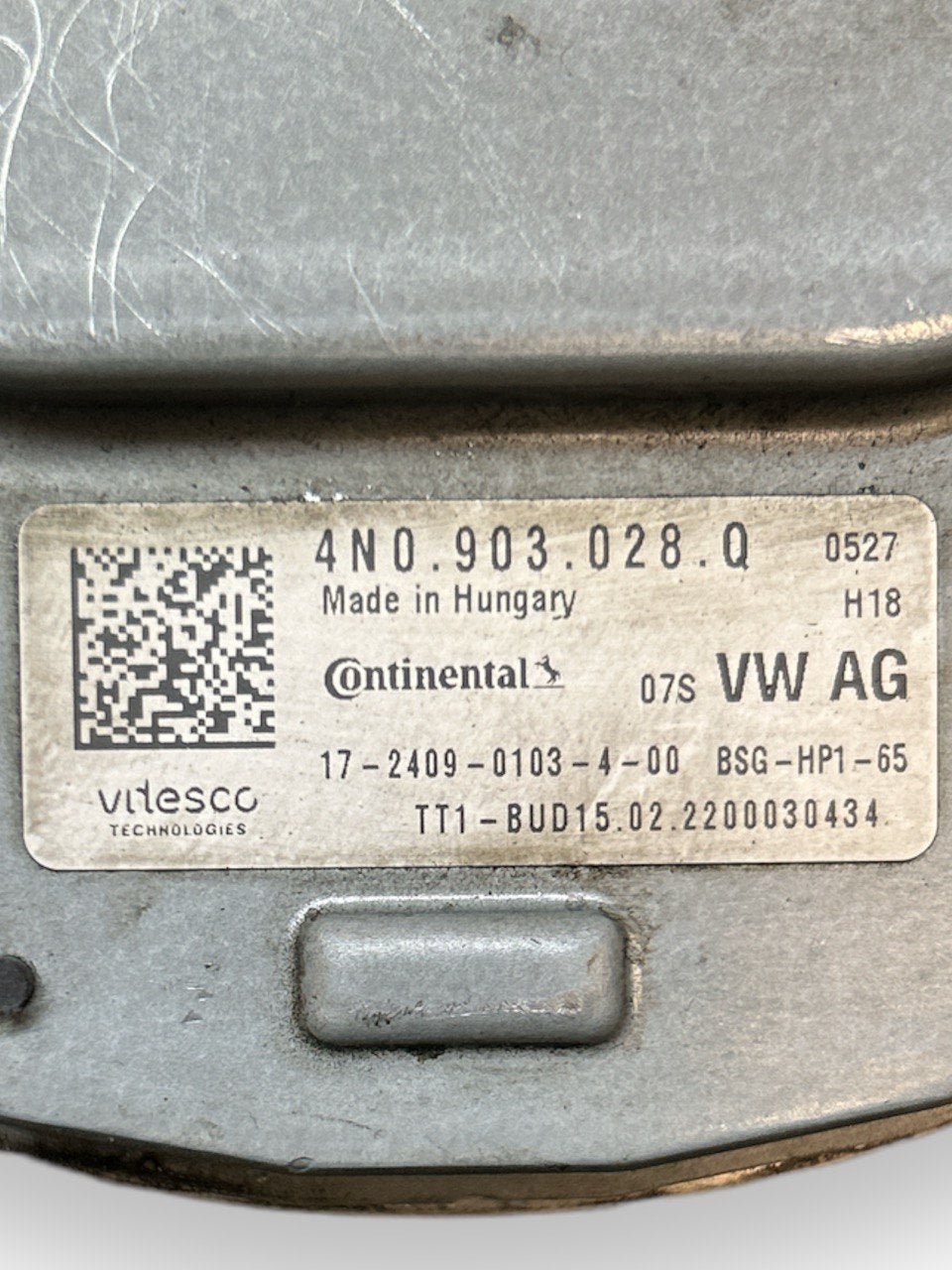 Alternatore Mild Hybrid + Tendicinghia Audi A7 (C8) 3.0 Diesel (2019 > ) cod . 4N0903028Q - F&P CRASH SRLS - Ricambi Usati