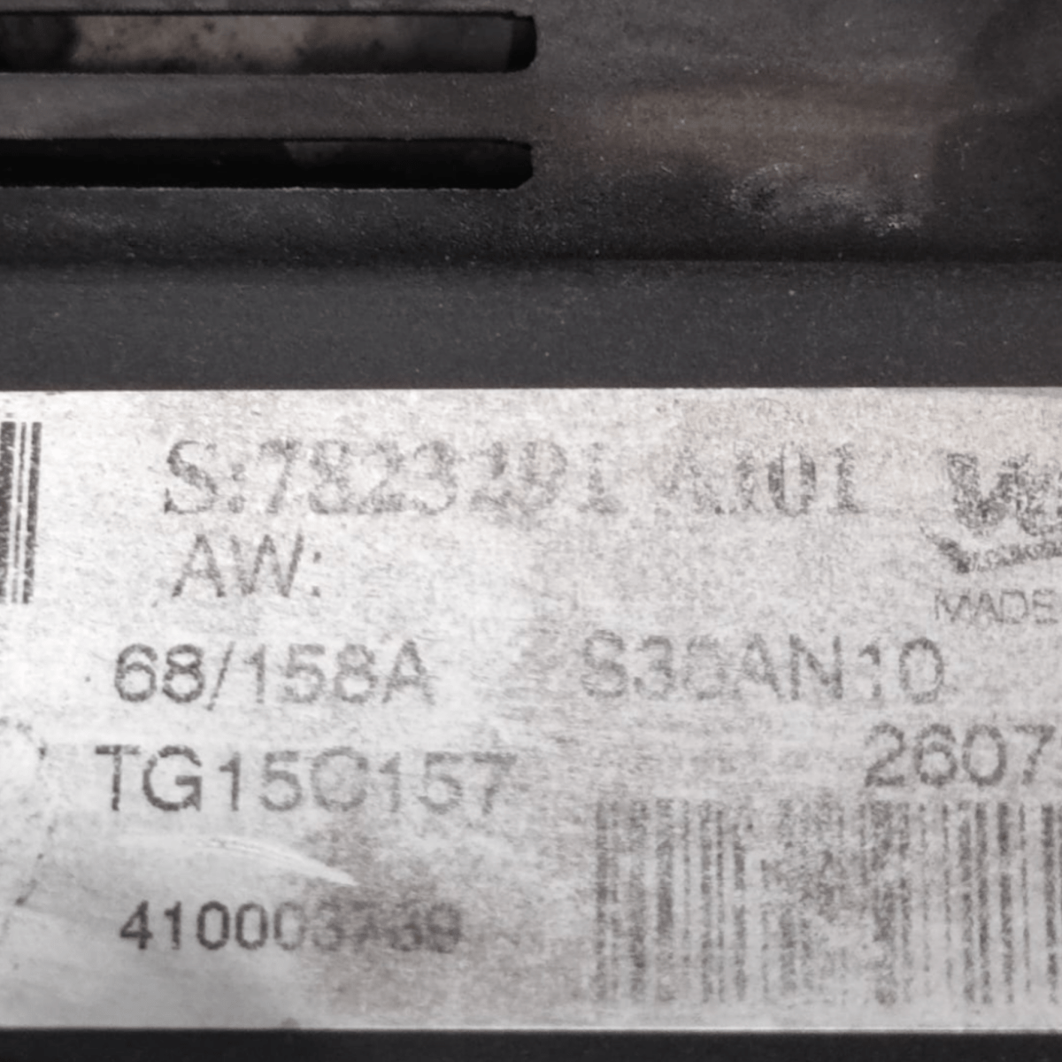 Alternatore mini cooper r56 1.6 diesel cod: 7823291a101 (2007 - 2013) - F&P CRASH SRLS - Ricambi Usati