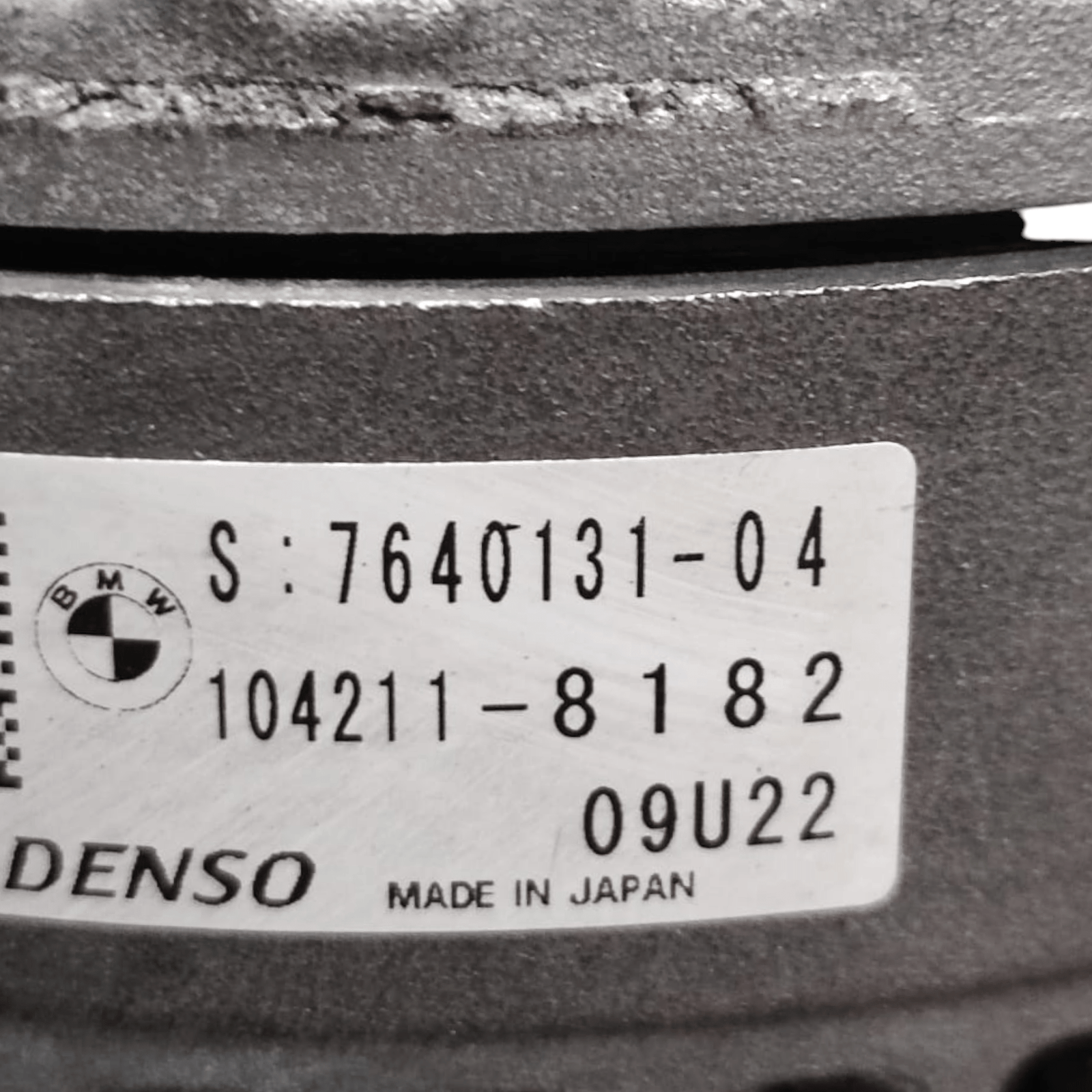 Alternatore Mini Countryman F60 2.0 Diesel COD: 764013104 (2017 - 2020) - F&P CRASH SRLS - Ricambi Usati