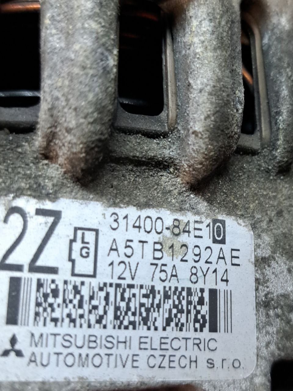 Alternatore Opel Agila B / Suzuki Splash / Swift 1.0 Benzina (2008) COD:31400-84E10 - F&P CRASH SRLS - Ricambi Usati