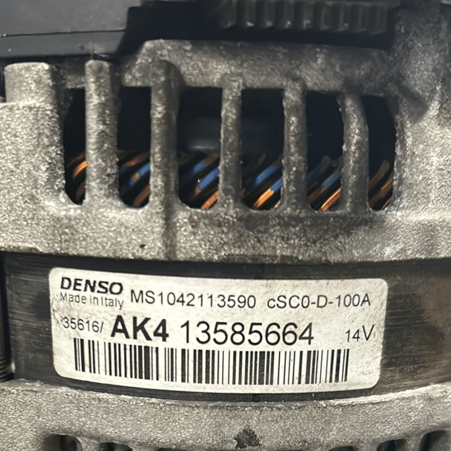 Alternatore Opel Corsa E 1.2 Benzina cod:13585664 (2014 > 2019) - F&P CRASH SRLS - Ricambi Usati