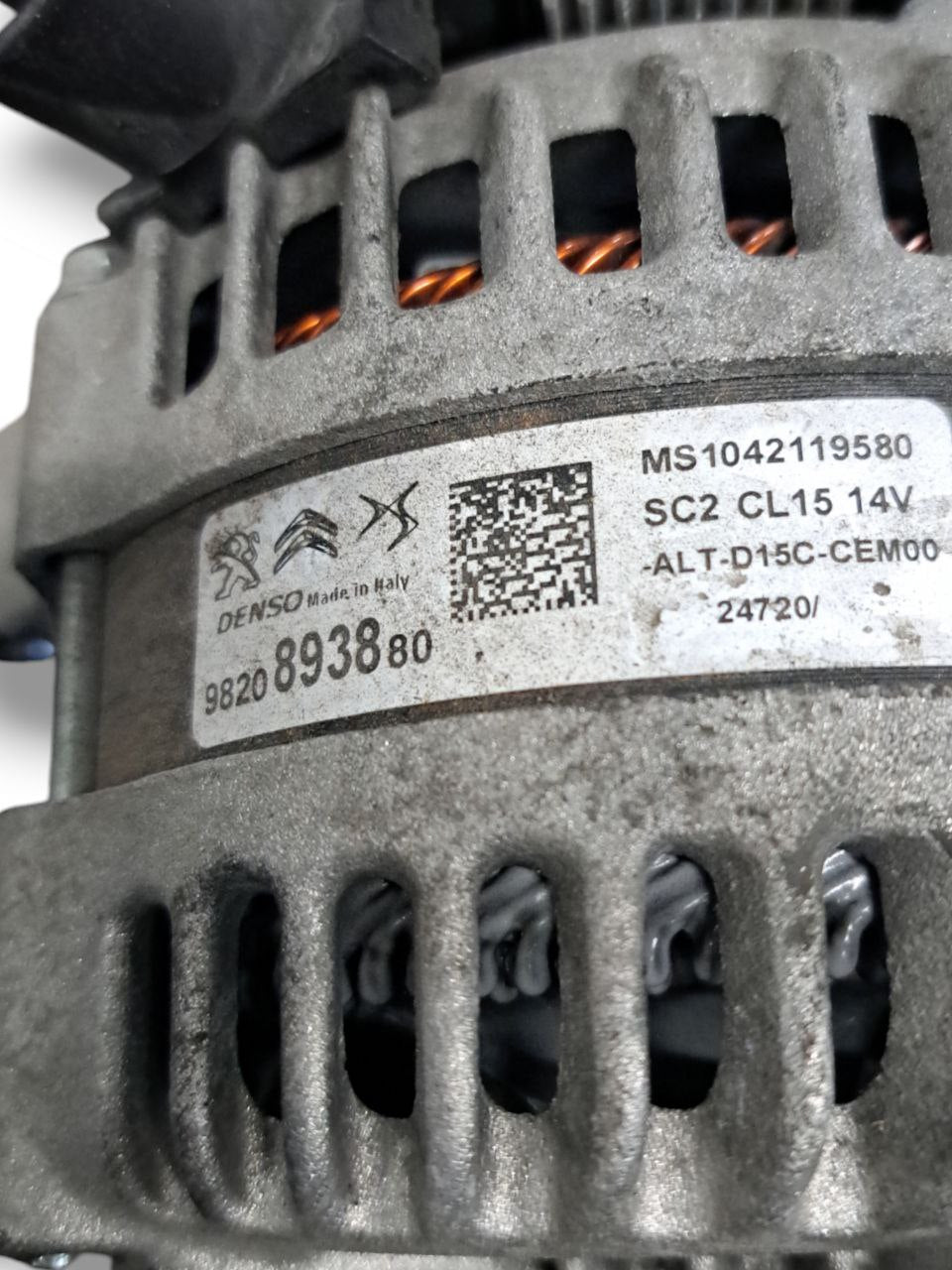 Alternatore Opel Corsa F 1.5 Diesel (2021) COD:9820893880 - F&P CRASH SRLS - Ricambi Usati