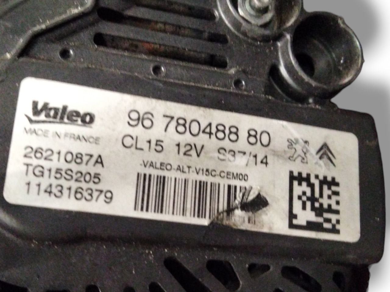 Alternatore Peugeot 208 / 308 / 3008 1.4 diesel (2012 - 2019) cod.9678048880 - F&P CRASH SRLS - Ricambi Usati