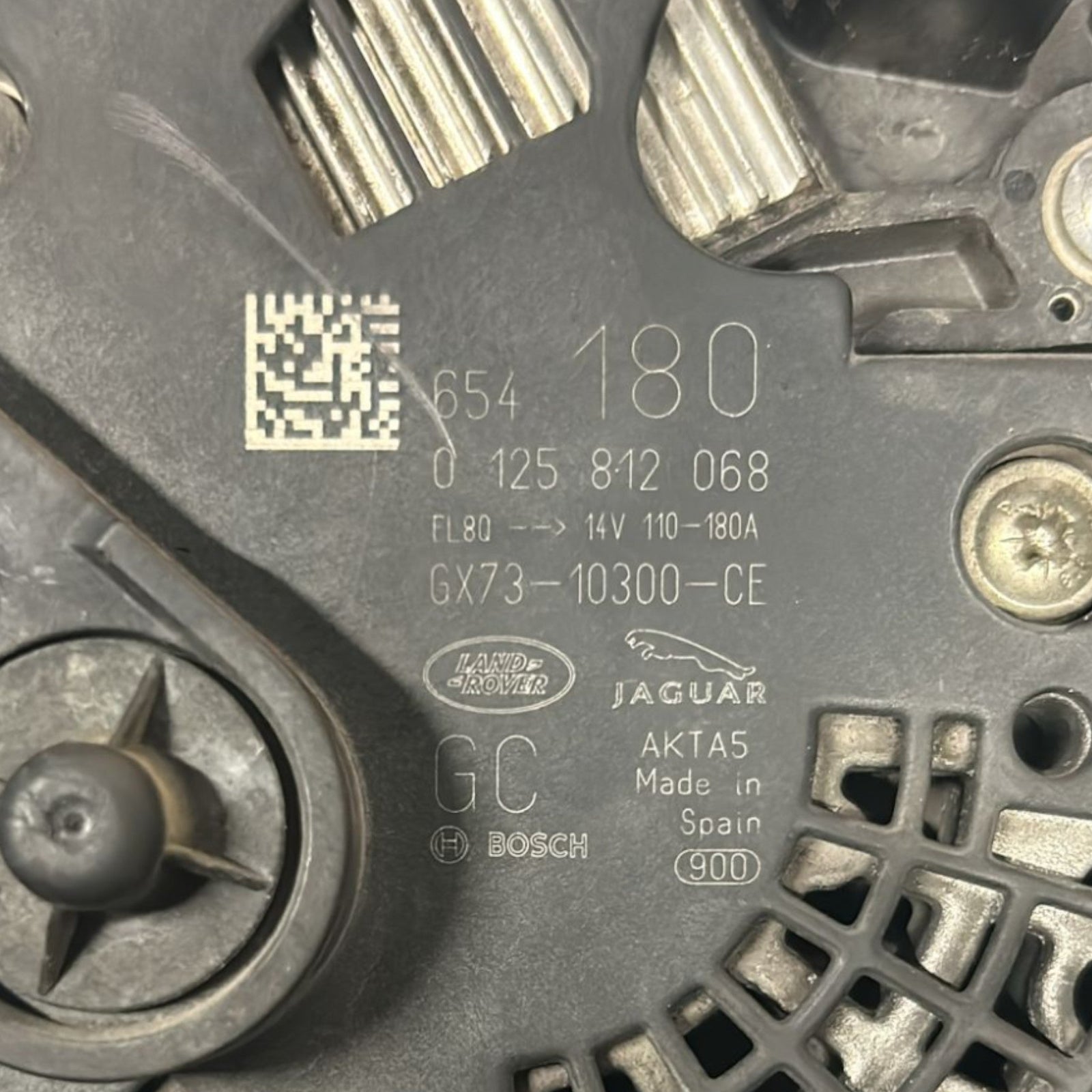 Alternatore Range Rover Evoque (L538) cod.GX73 - 10300 - CE 2.0 Diesel (2011 > 2018) - F&P CRASH SRLS - Ricambi Usati