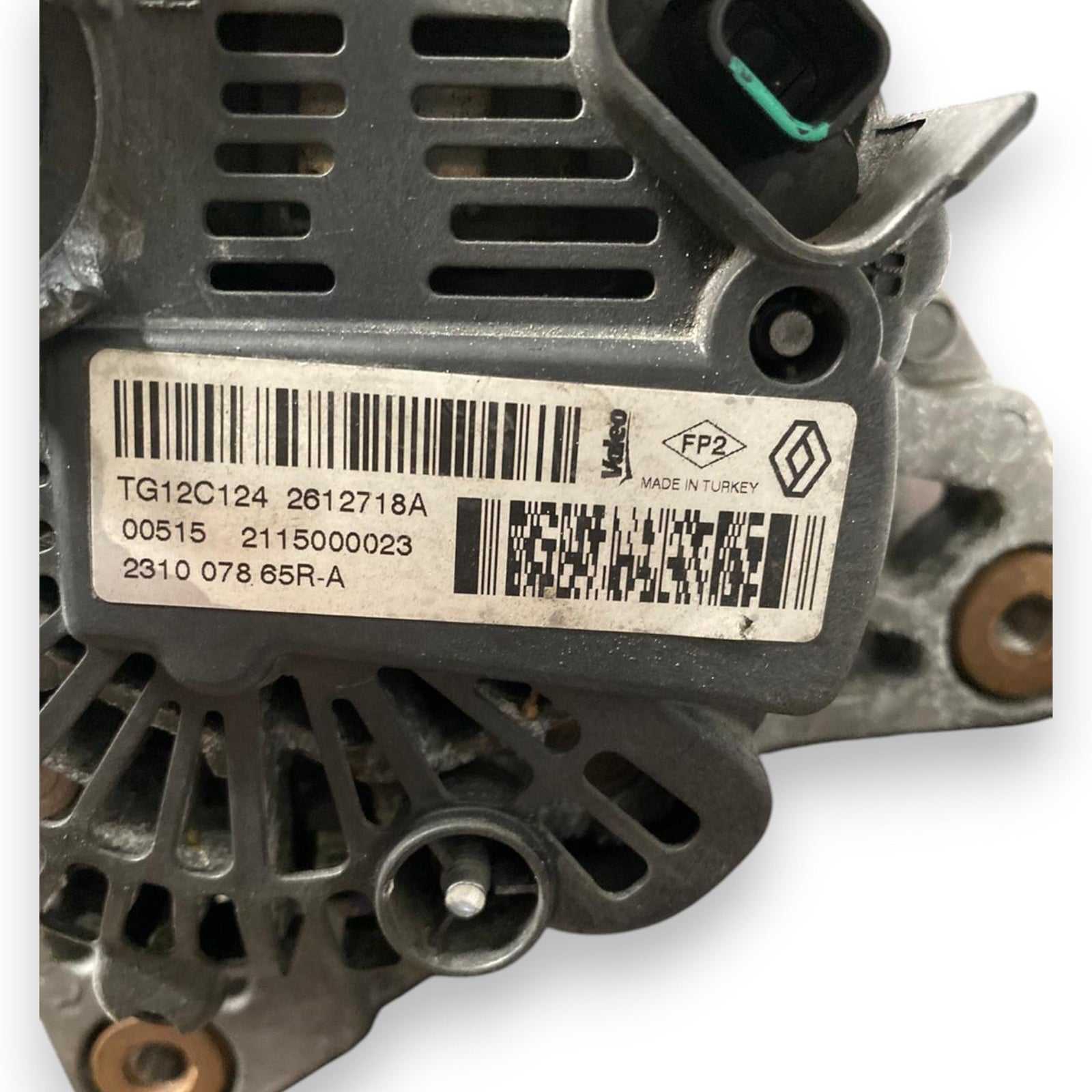 Alternatore Renault Captur 1.5 Diesel (2013 - 2019) Cod: 9672247080 - F&P CRASH SRLS - Ricambi Usati