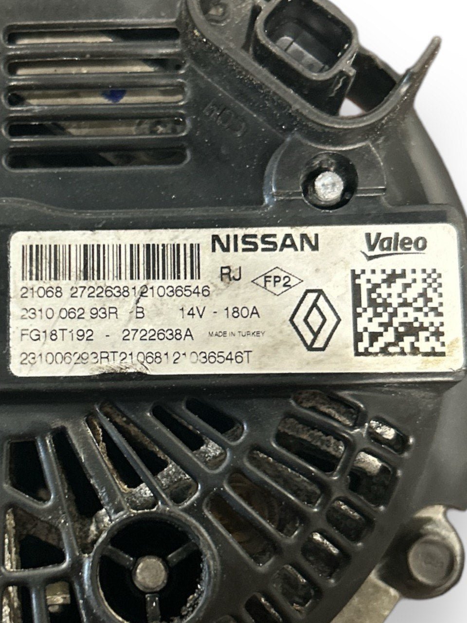 Alternatore Renault Megane IV 1.5 Diesel (2015 > ) cod.231006293R - F&P CRASH SRLS - Ricambi Usati