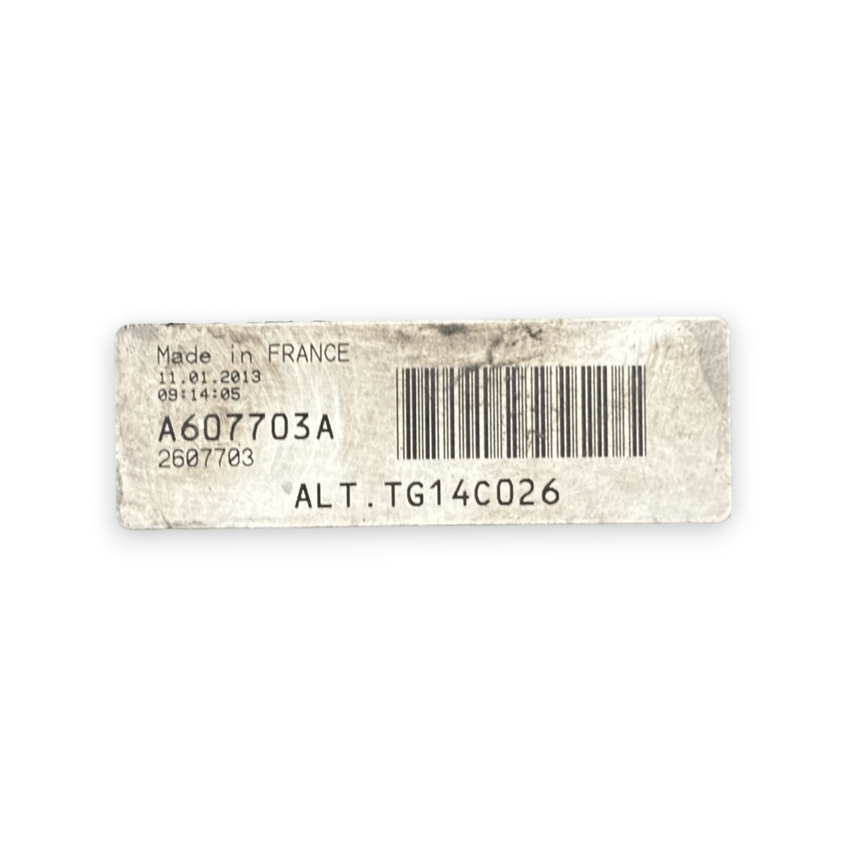 Volkswagen Touran 5T 2.0 diesel alternator code: a607703a (2003 - 2015) - F&P CRASH SRL - Used Parts