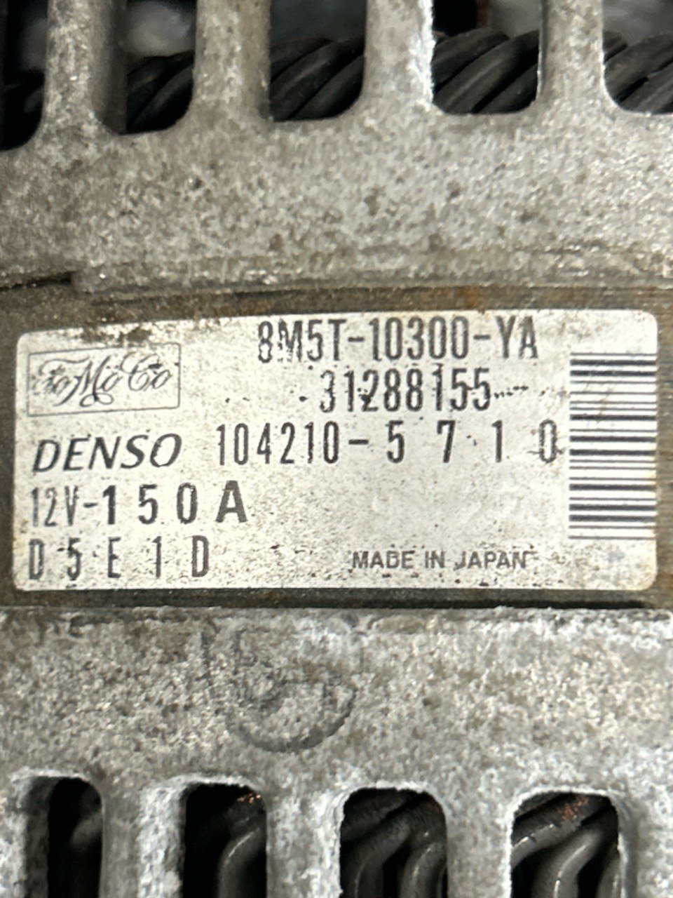 Alternatore Volvo (V50) 1.6 Diesel (2007 > 2012) cod . 31288155 - F&P CRASH SRLS - Ricambi Usati
