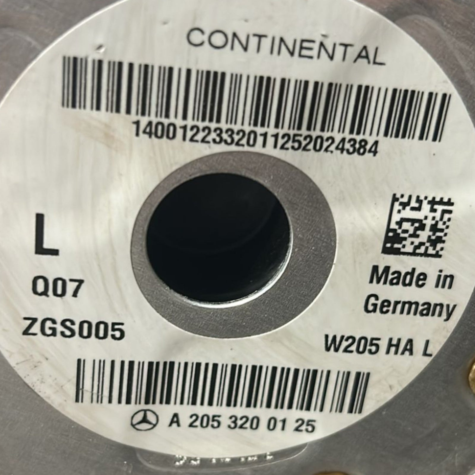 Ammortizzatore / Molla Ad Aria Posteriore Sinistra Mercedes Benz Classe C W205 (2014 > 2021) cod:A2053200125 Sospensione Pneumatica - F&P CRASH SRLS - Ricambi Usati