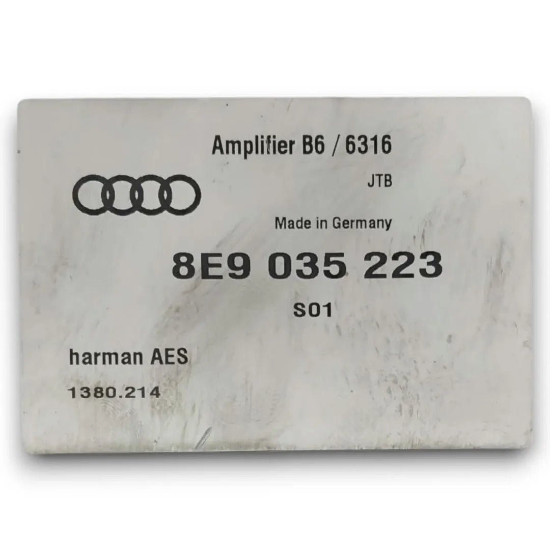 Amplificatore audio Audi A4 8E 2004–2008 OEM 8E9 035 223 - F&P CRASH SRL - Ricambi Usati
