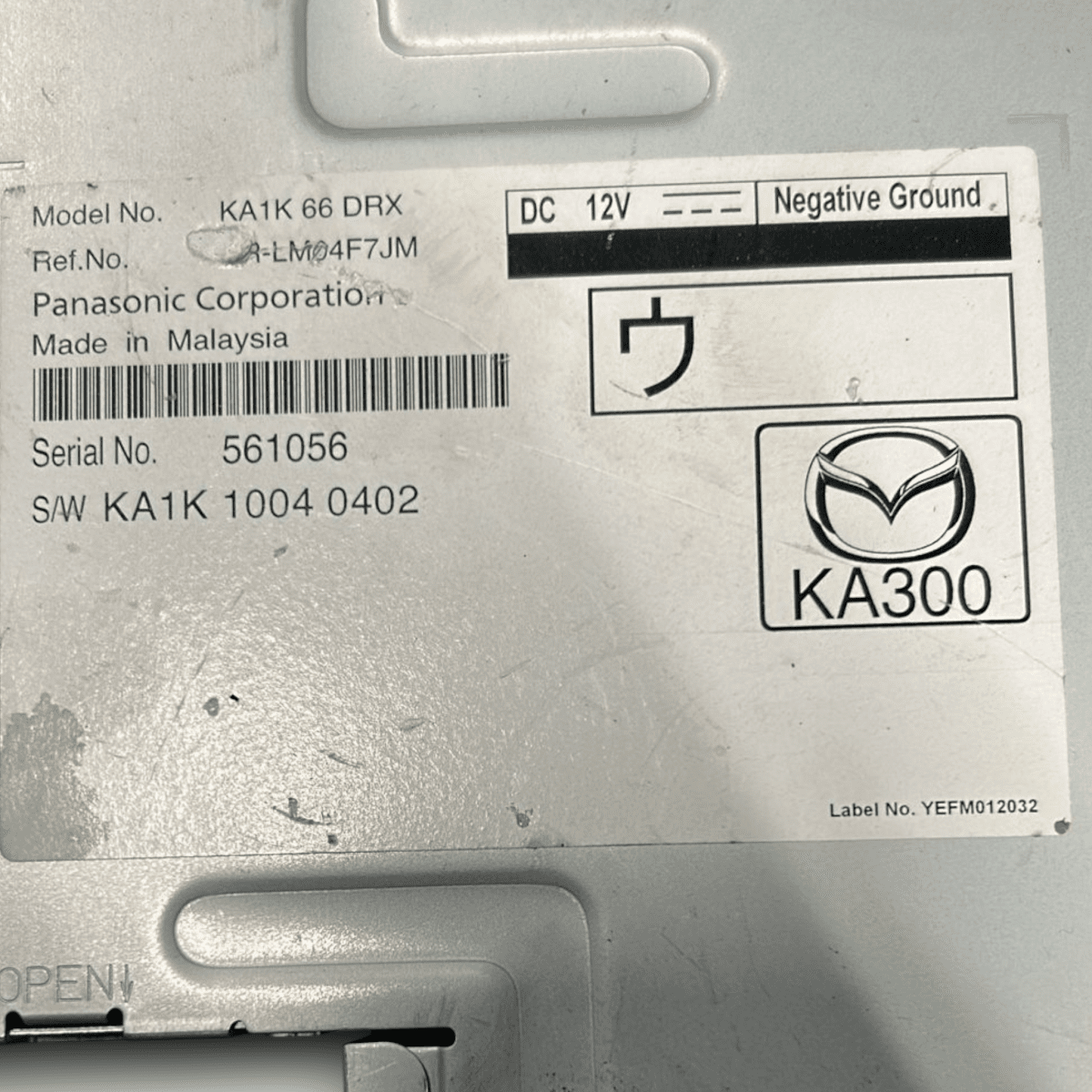 Audio amplifier mazda cx - 5 code:ka1k66drx (2012 > 2016) - F&P CRASH SRL - Used Parts
