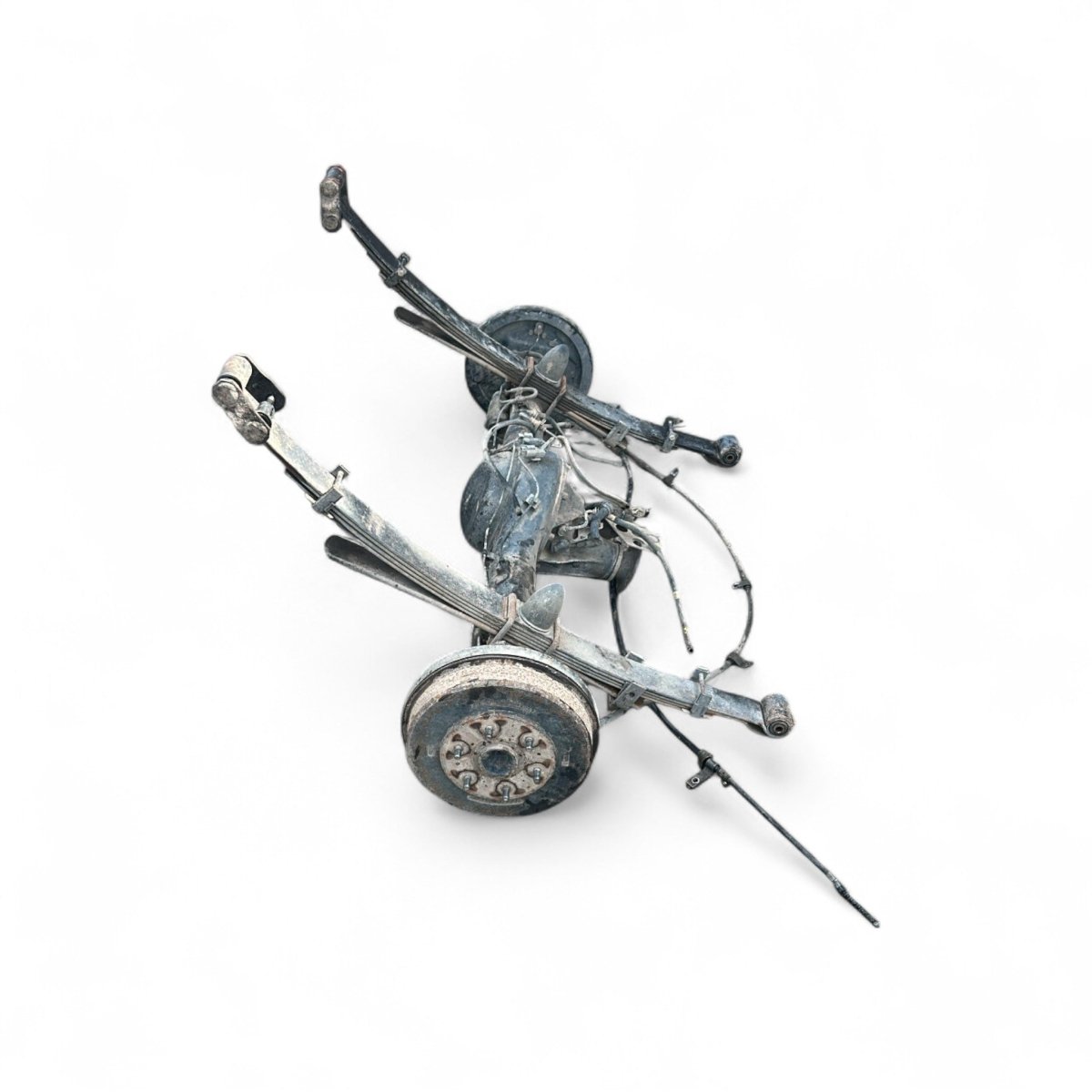 Assale / ponte posteriore (a tamburi) Mitsubishi L200 (KA / KB) 2.5 diesel (4x4) (2006 > 2014) + differenziale - F&P CRASH SRLS - Ricambi Usati