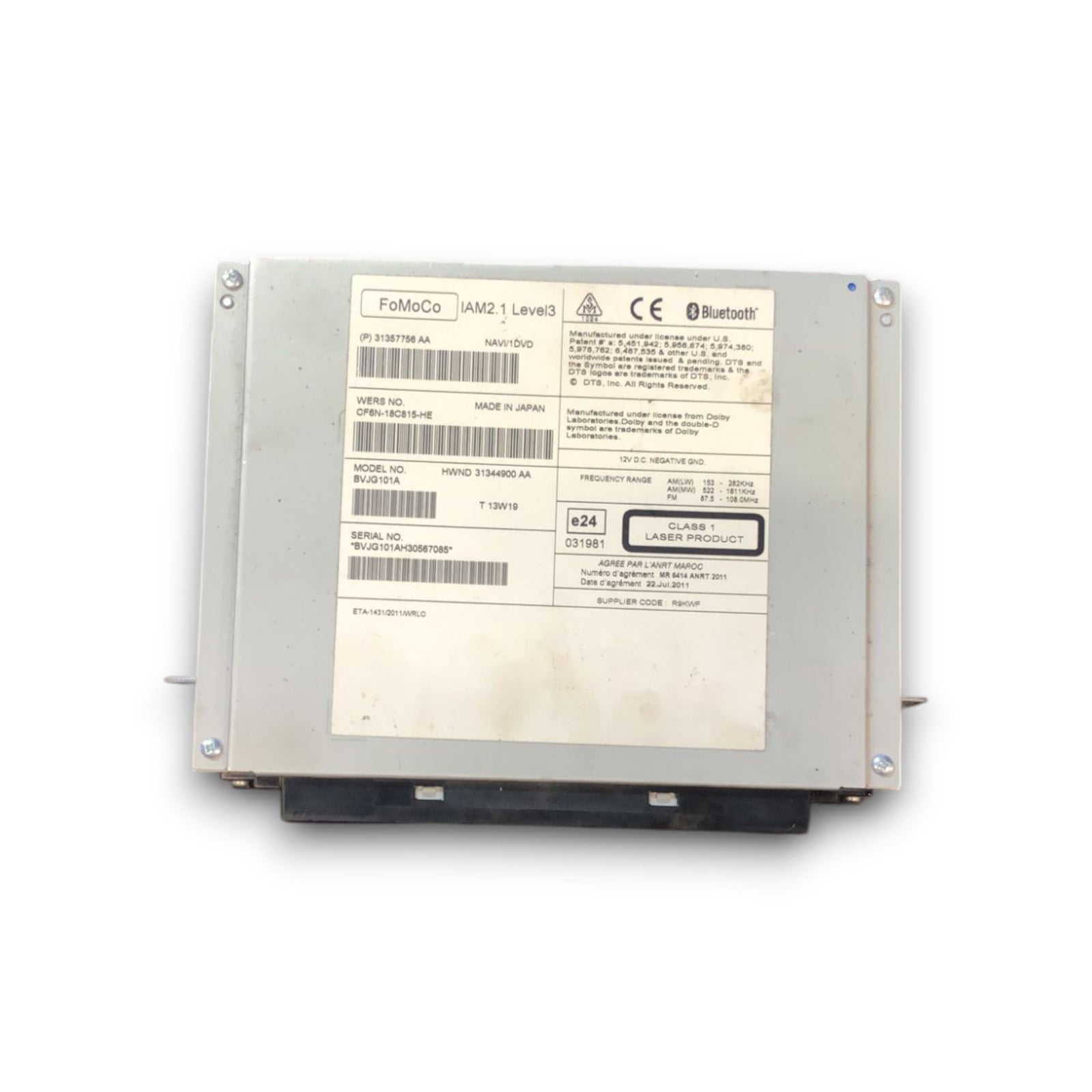 Autoradio Lettore CD / DVD Jaguar XJ (X351) (2009 > 2019) cod:BVJG101A - F&P CRASH SRLS - Ricambi Usati