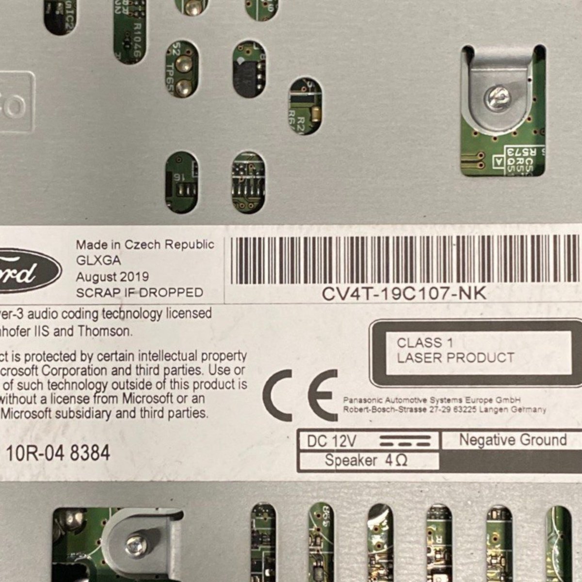 Autoradio + lettore cd ford kuga ii Cod: cv4t - 19c107 - nk (2012 - 2019) - F&P CRASH SRLS - Ricambi Usati