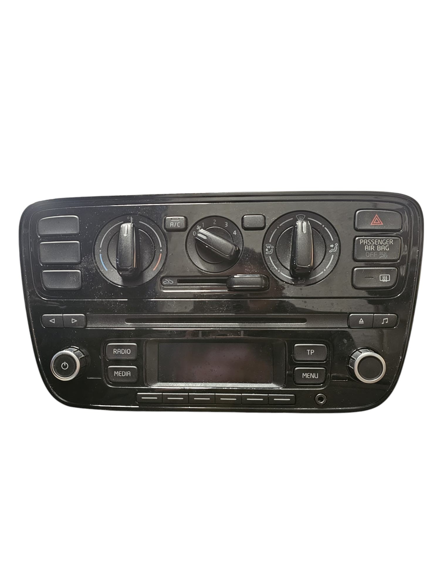 Autoradio / Lettore CD Volksawagen UP Cod:1S0035156H (2011 - 2024) + Comandi Clima - F&P CRASH SRLS - Ricambi Usati