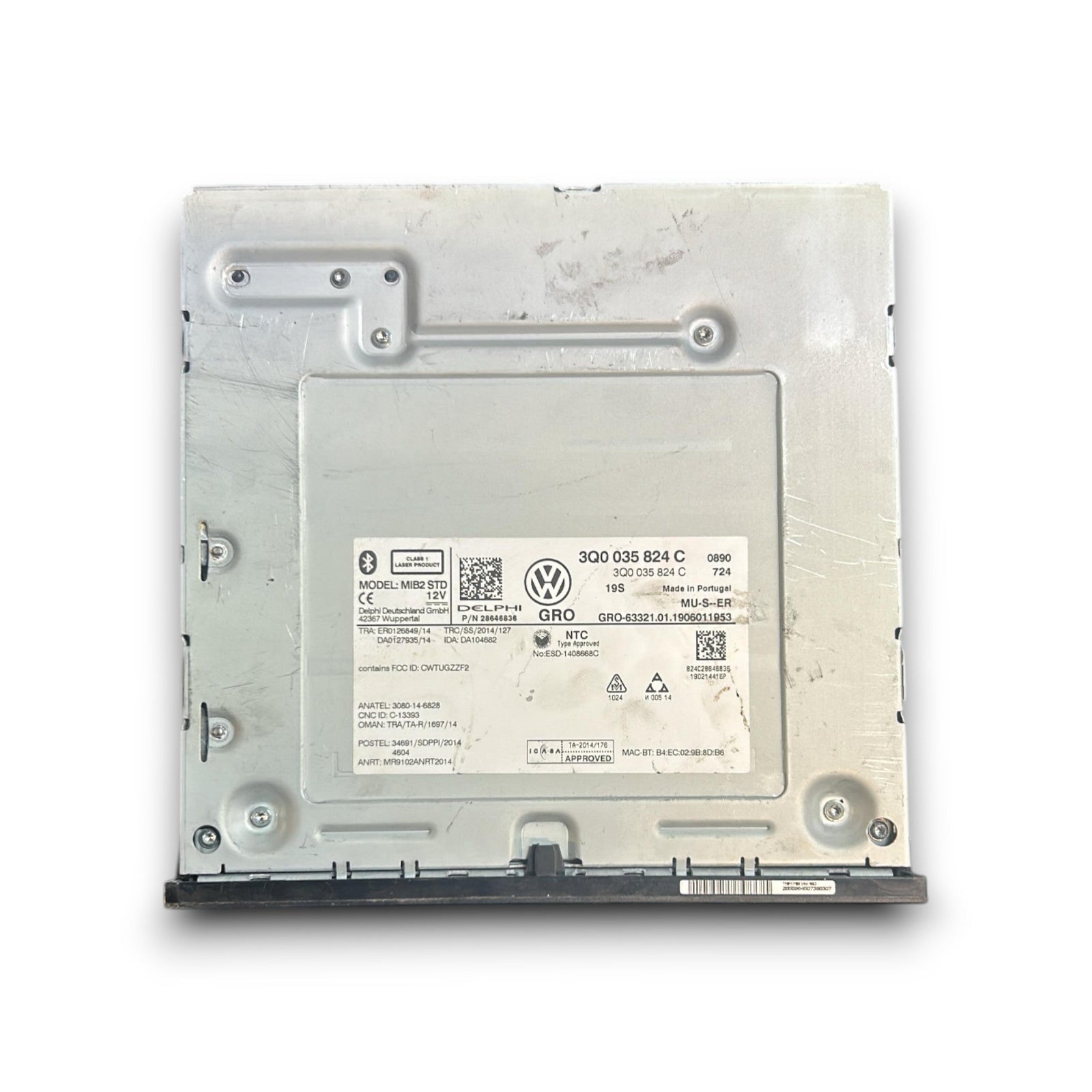 Autoradio / Lettore Disco CD / DVD Volkswagen Tiguan (AD1) cod.3Q0035824C (2016 > 2024) - F&P CRASH SRLS - Ricambi Usati