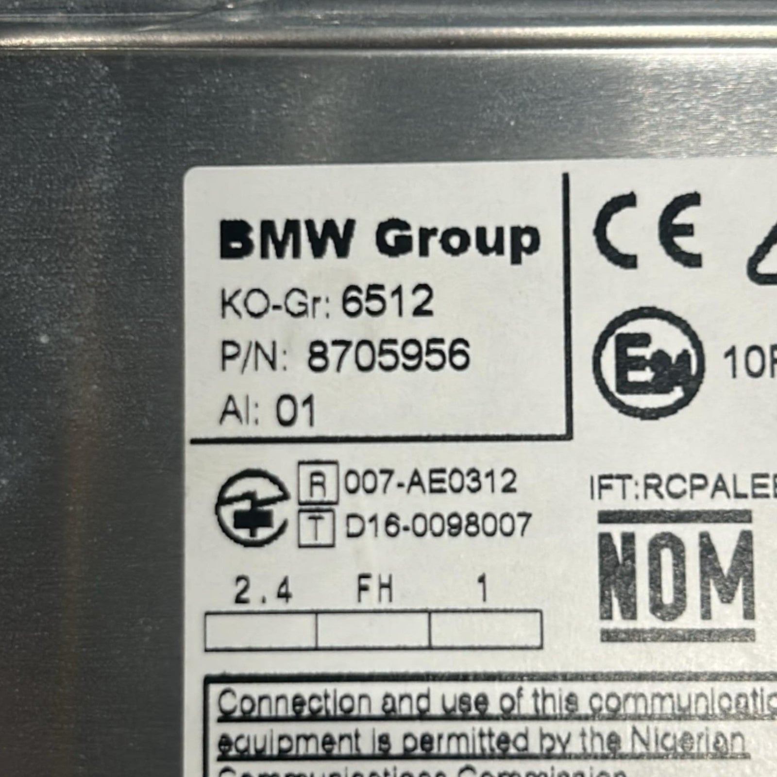 Autoradio Mini Countryman (F60) cod.8705956 (2017 > 2020) - F&P CRASH SRLS - Ricambi Usati