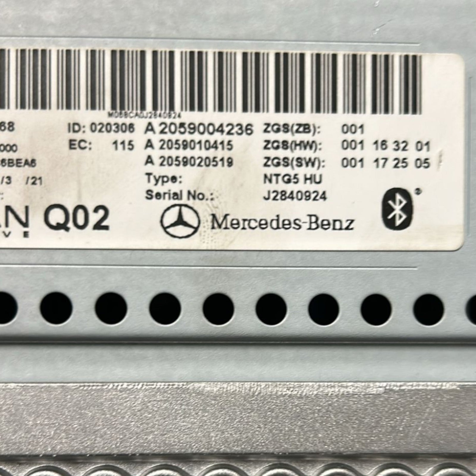 Autoradio / Stereo Mercedes Benz Classe C W205 cod:A2059004236 (2014 > 2021) - F&P CRASH SRLS - Ricambi Usati