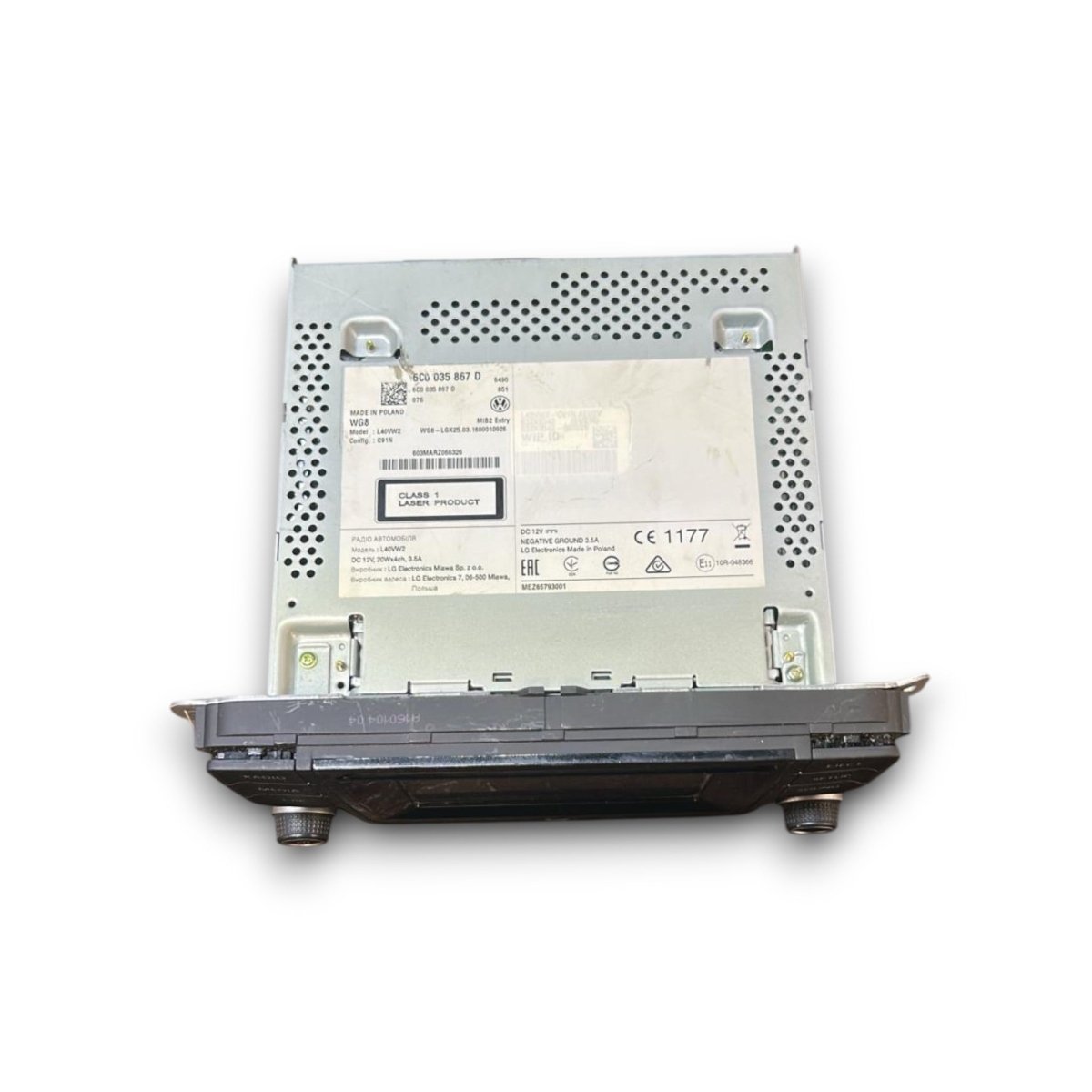 Autoradio Volkswagen Polo V (6R) cod.6c0035867d (2009 > 2017) - F&P CRASH SRL - Ricambi Usati