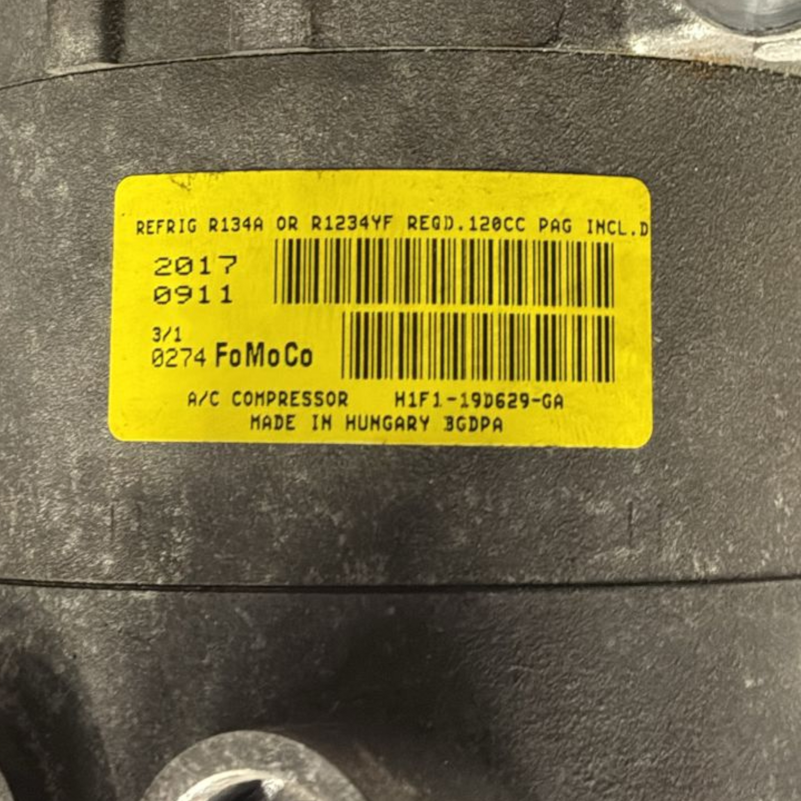 Compressore aria condizionata ford fcous 1.5 diesel cod : h1f1-19d629-ga ( 2011 - 2018)