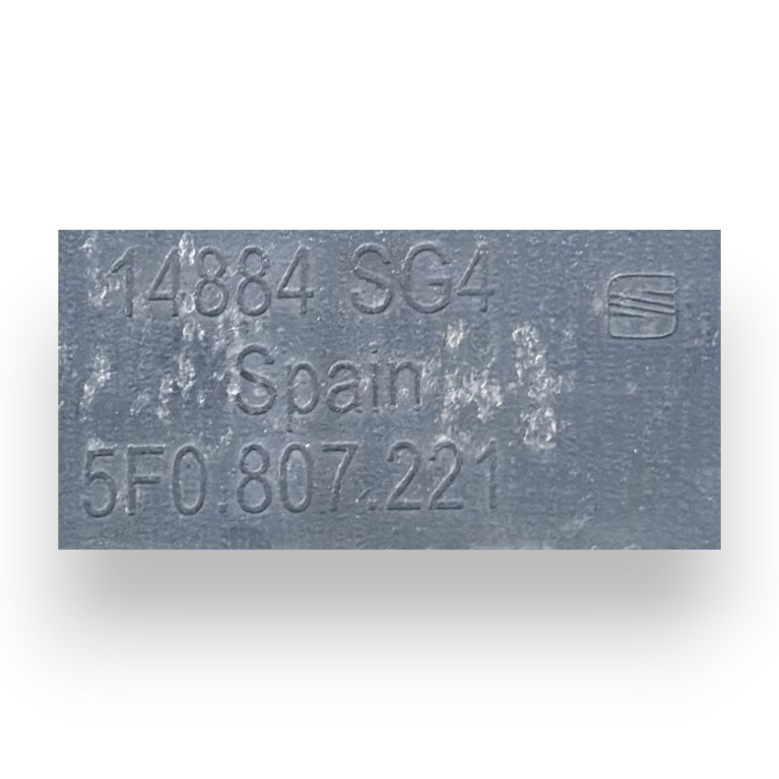 Parachoques delantero azul seat leon III cod:5f0807221r (2013-2019)