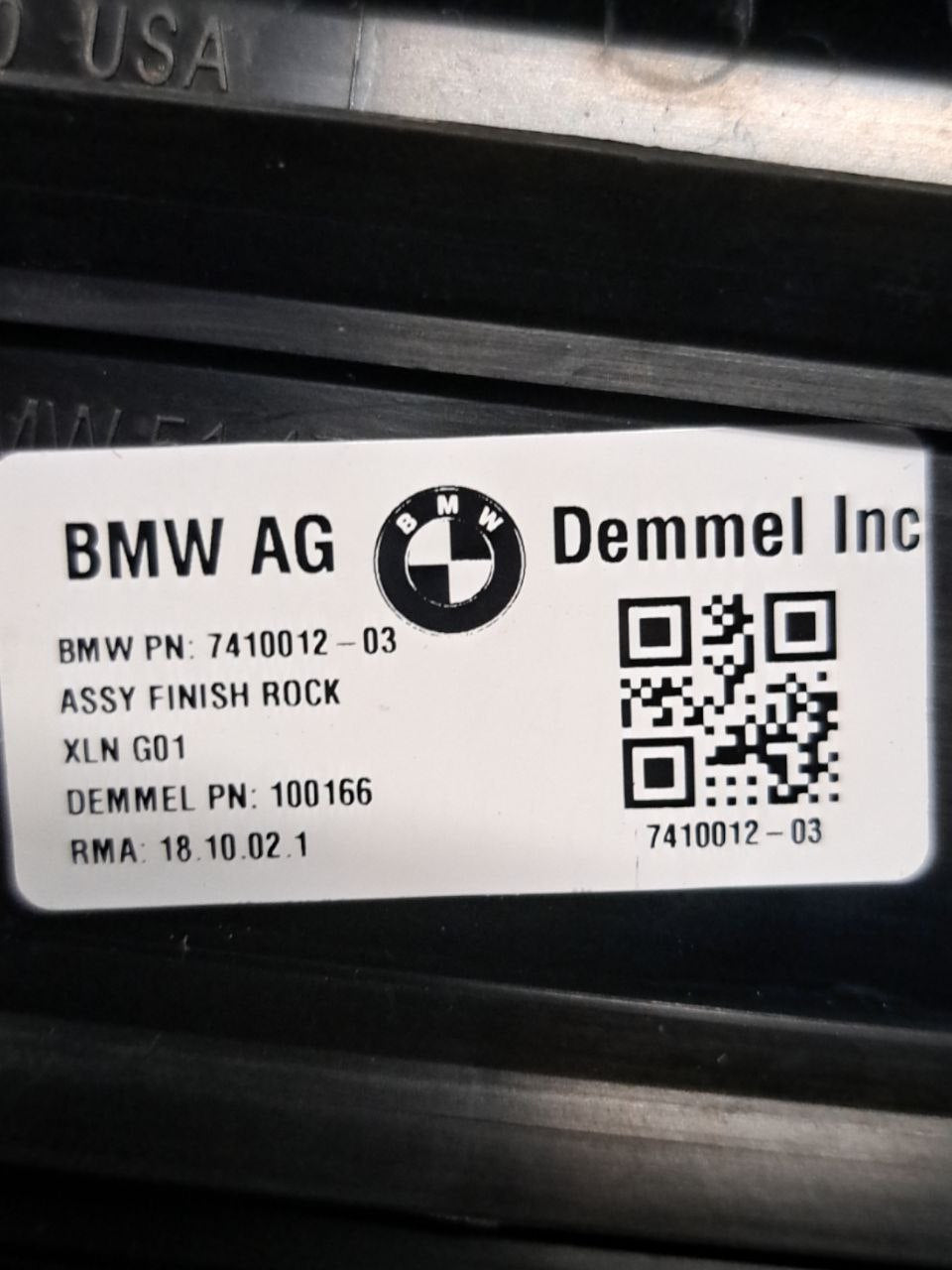 Battitacco anteriore destro o sinistro Bmw X3 G01 (2017>) COD:7410012 - 03 - F&P CRASH SRLS - Ricambi Usati