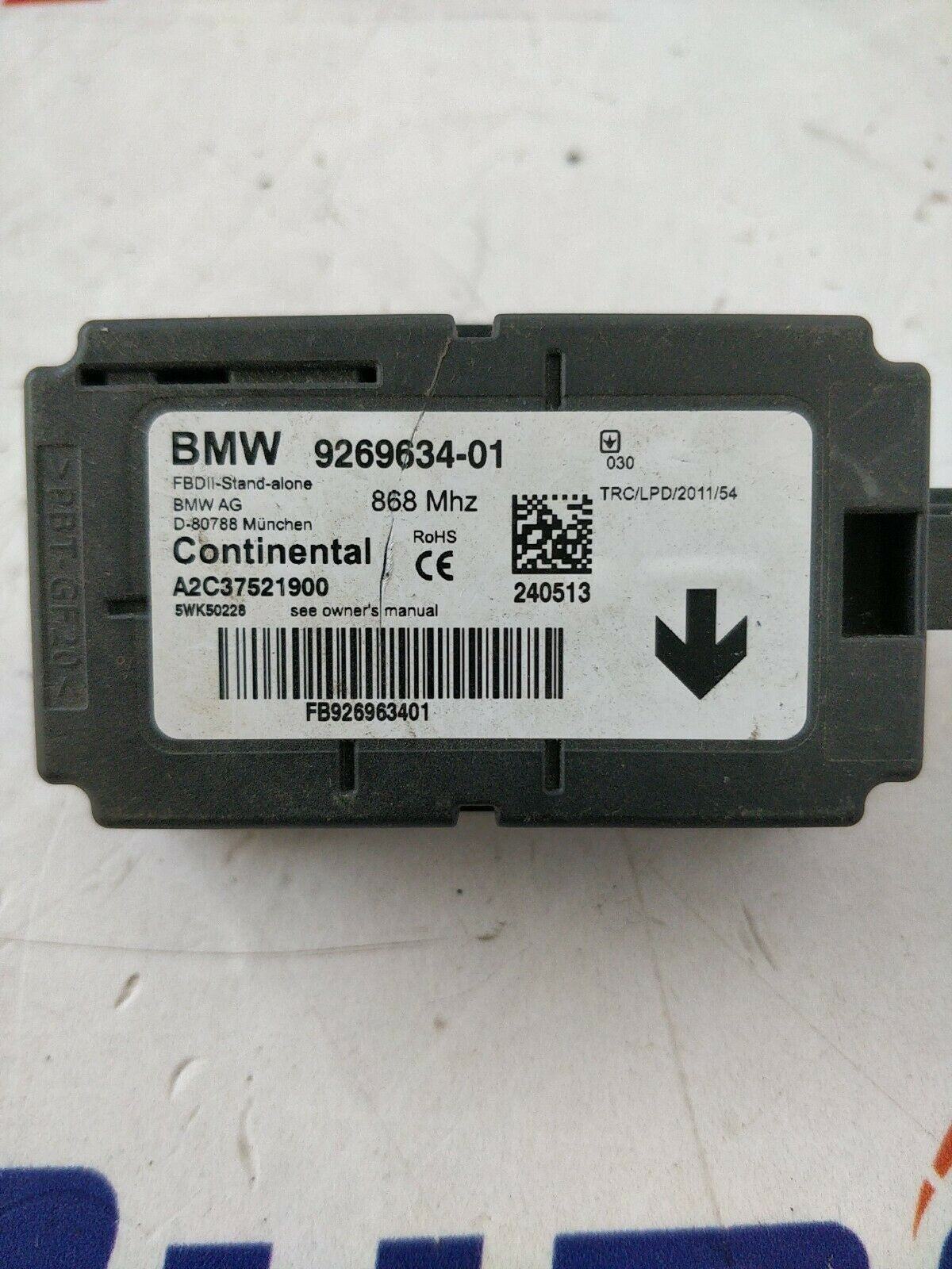 BMW 1 Serie F20 Modulo Sensore di Allarme Originale 9269634 - F&P CRASH SRLS - Ricambi Usati